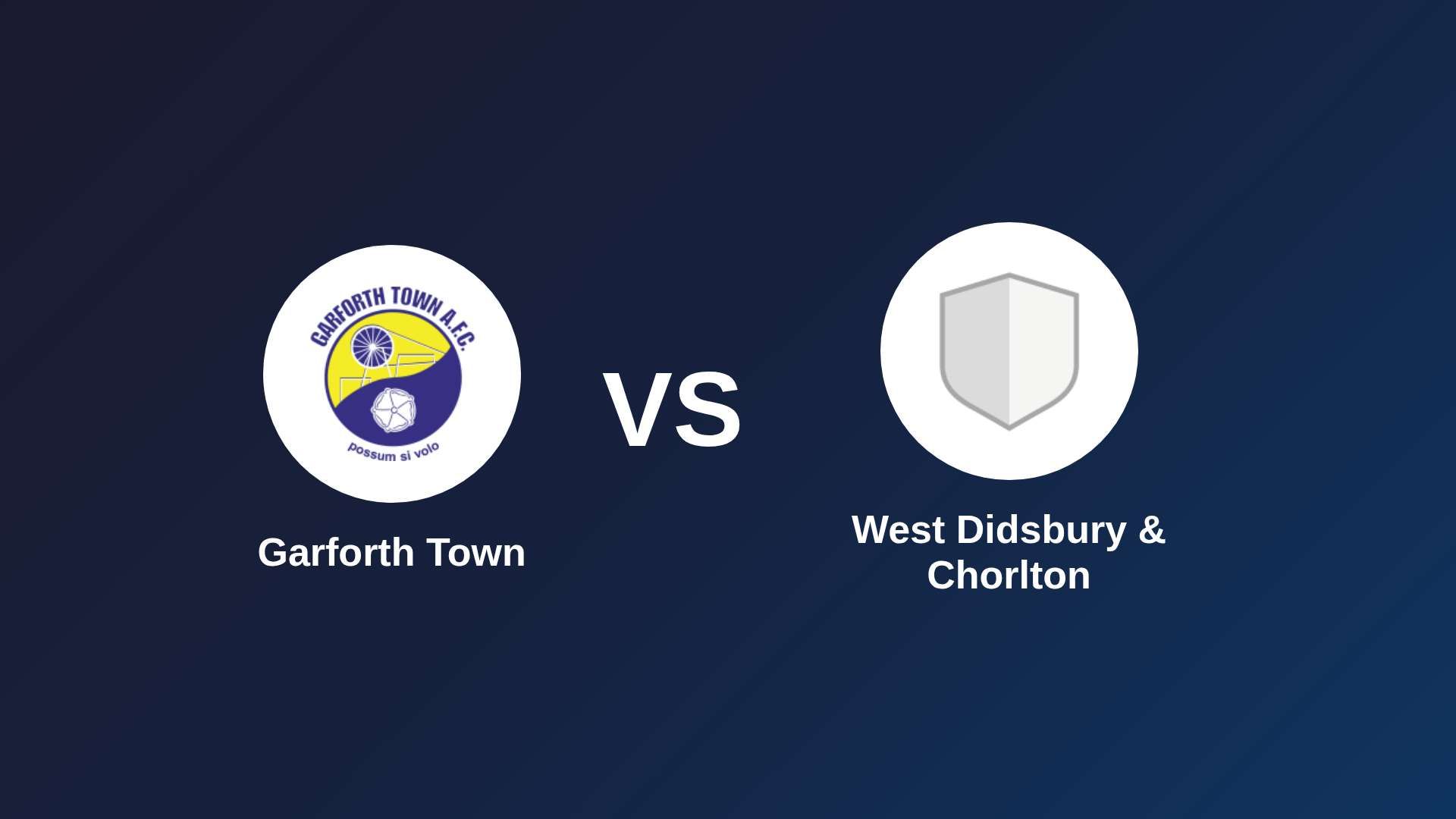 Garforth Town vs (F)est Didsbury & Chorlton