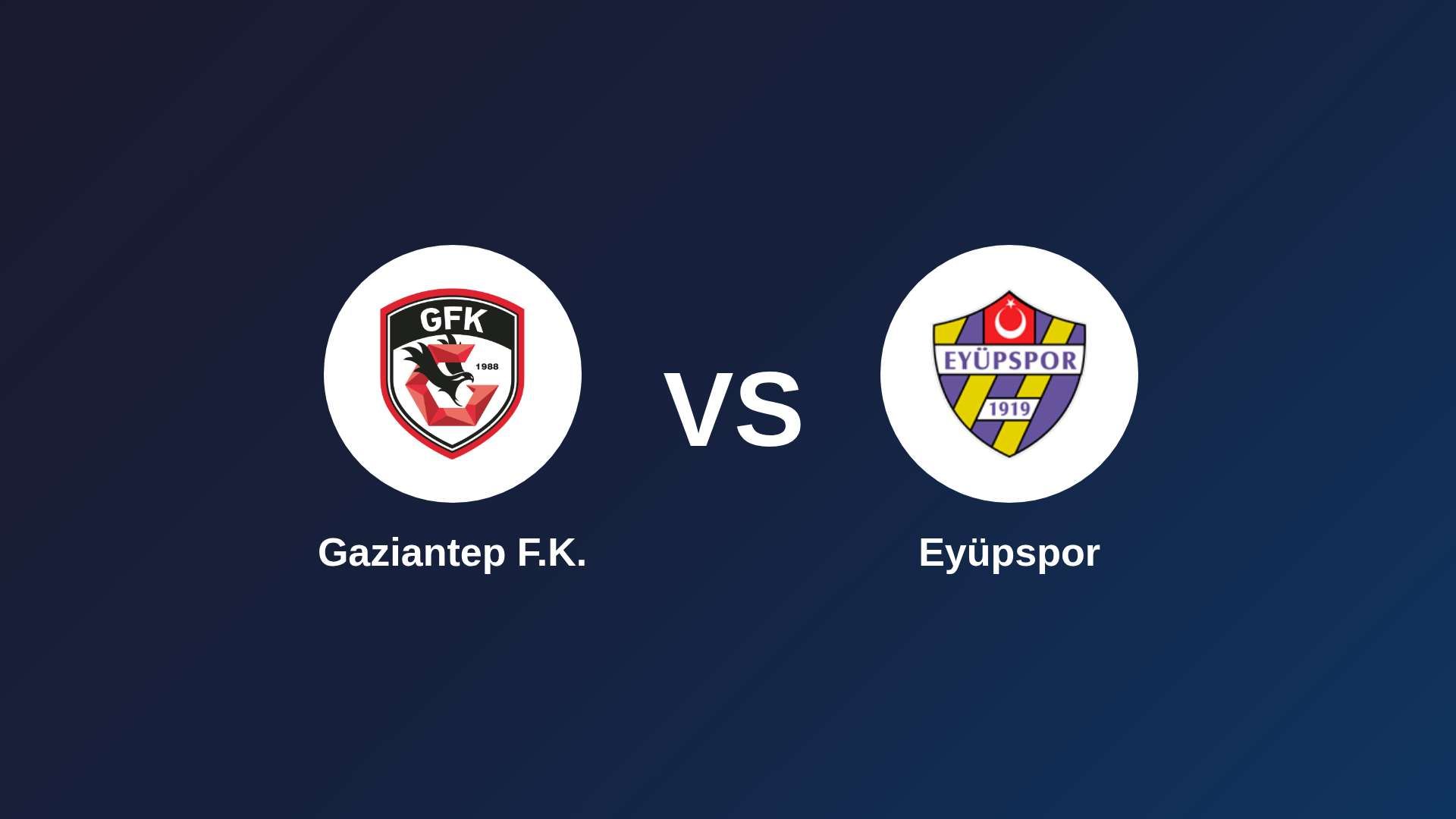 Gaziantep F.K. vs Eyüpspor
