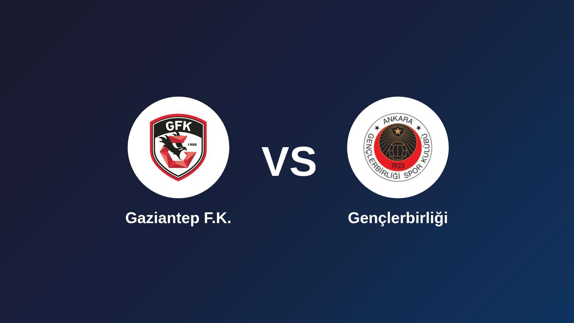Gaziantep F.K. vs Gençlerbirliği