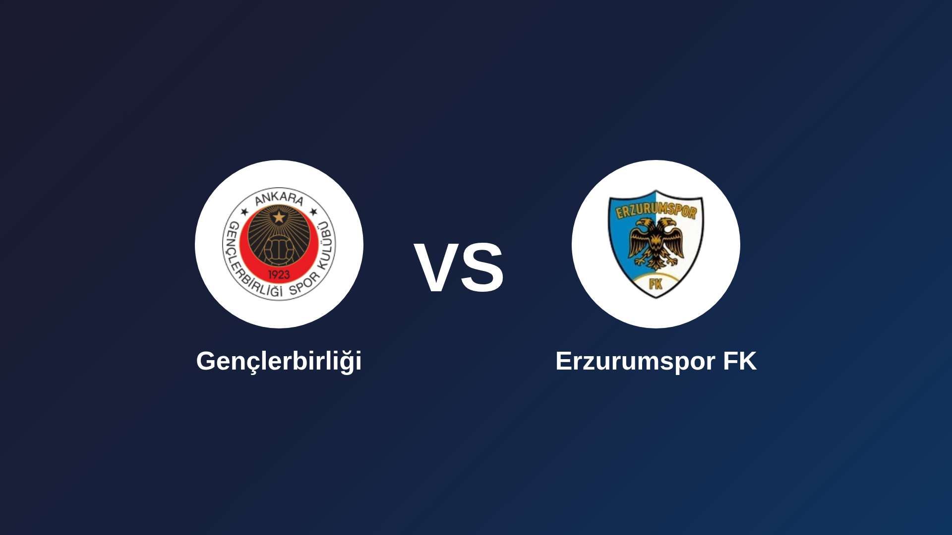 Gençlerbirliği vs Erzurumspor FK