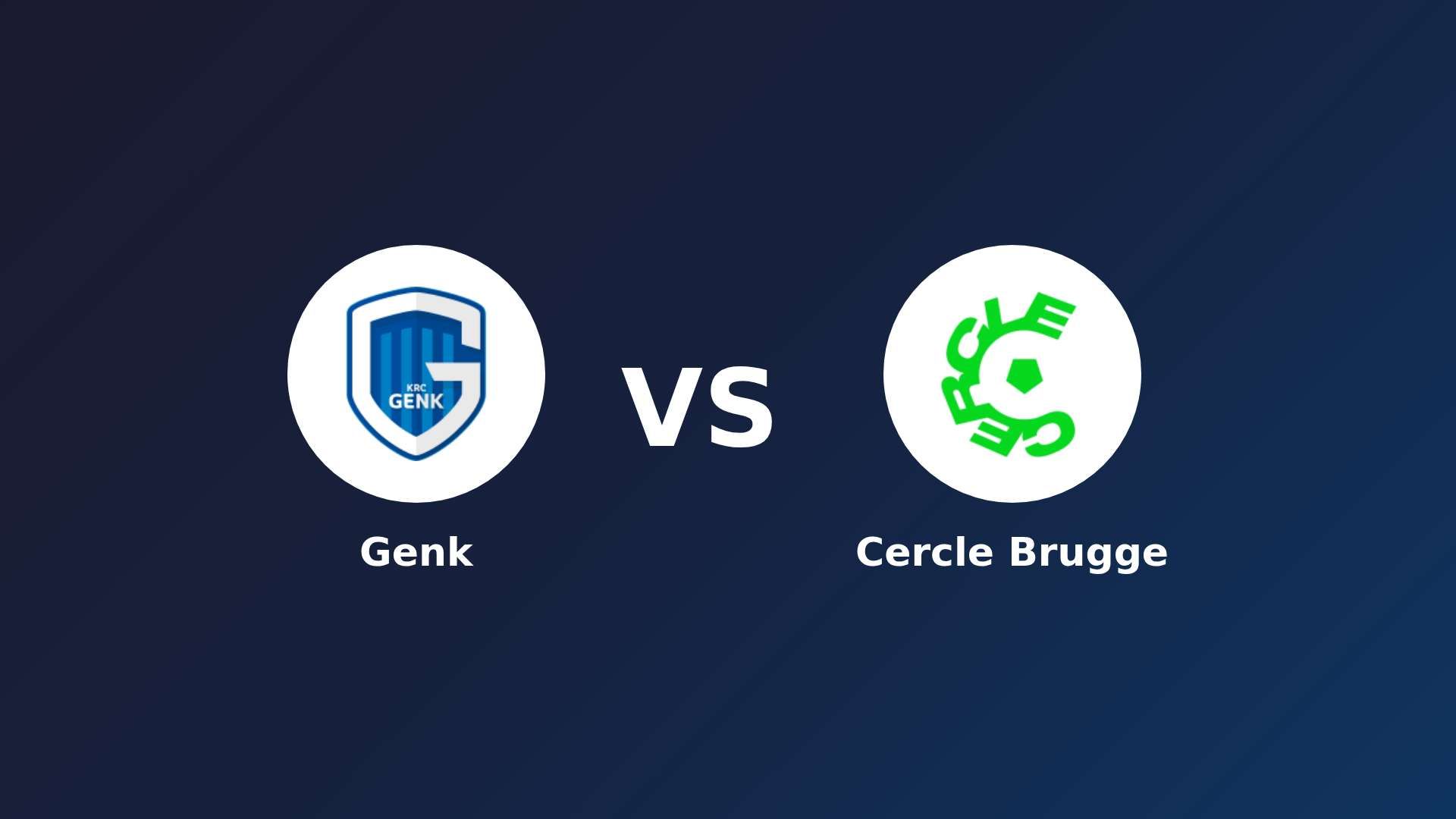 Genk vs Cercle Brugge