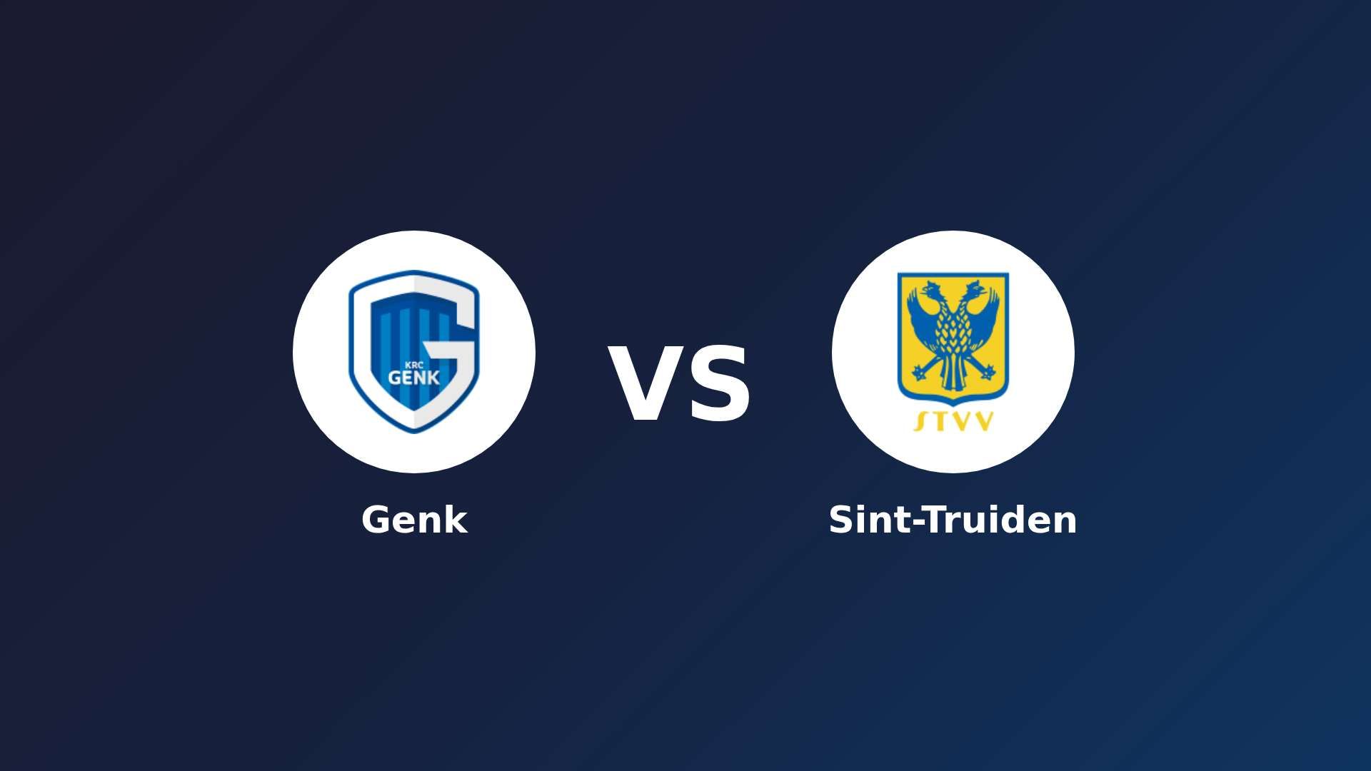 Genk vs Sint-Truiden