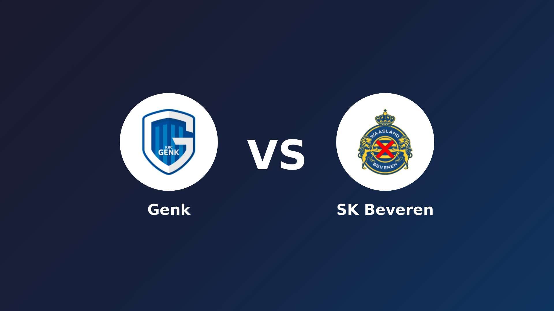 Genk vs SK Beveren