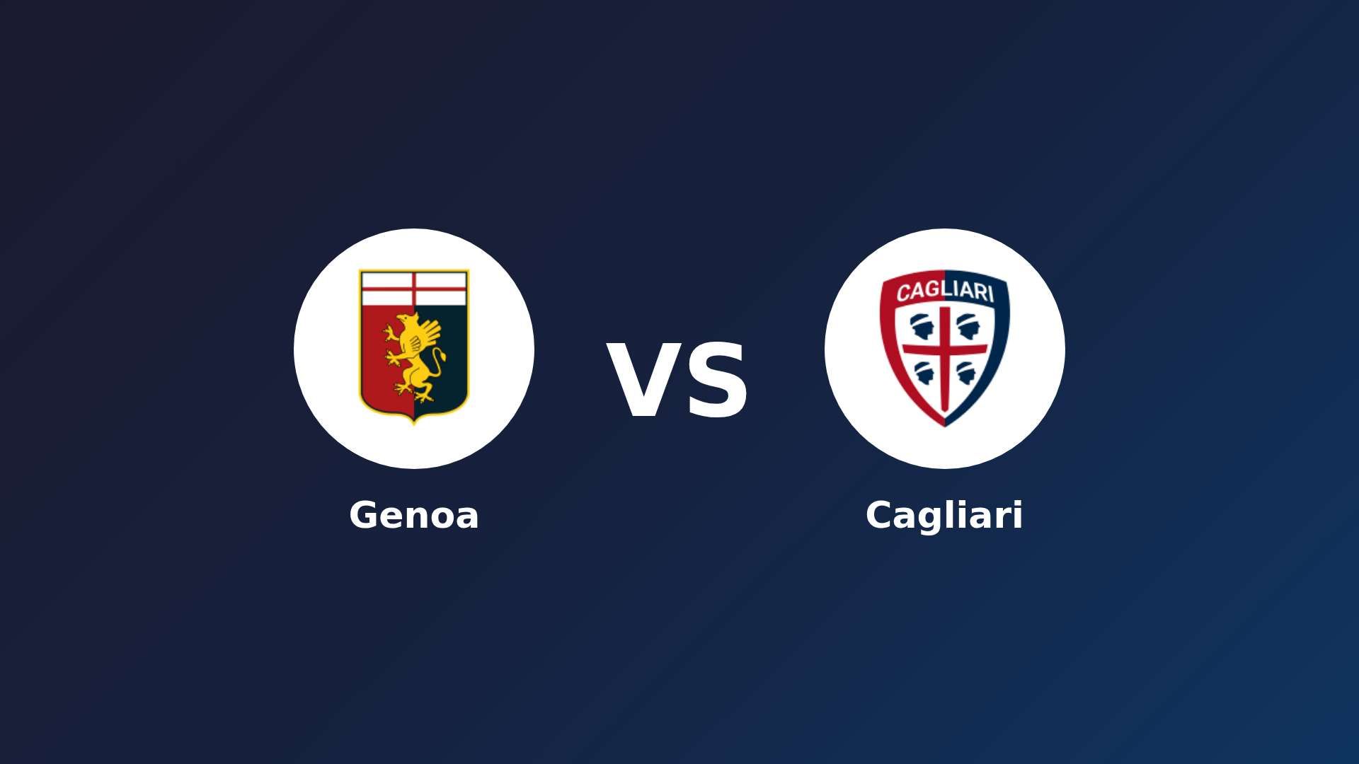 Genoa vs Cagliari