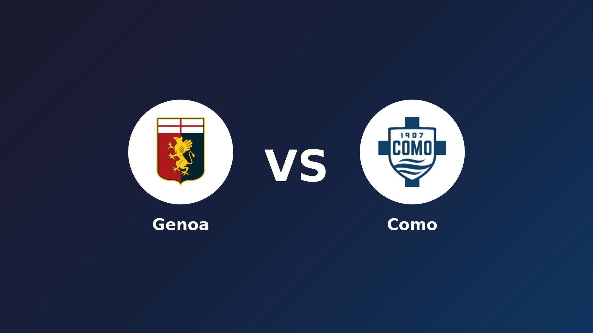 Genoa vs Como