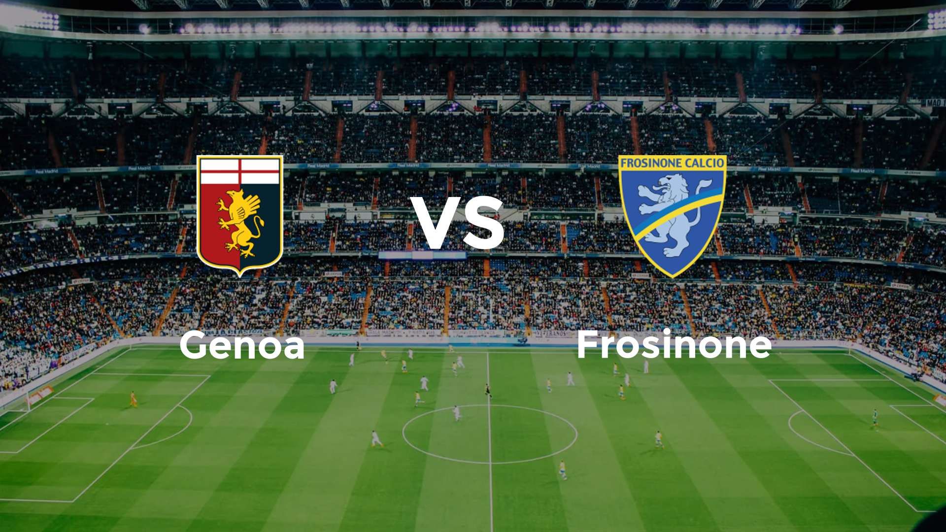 Genoa vs Frosinone