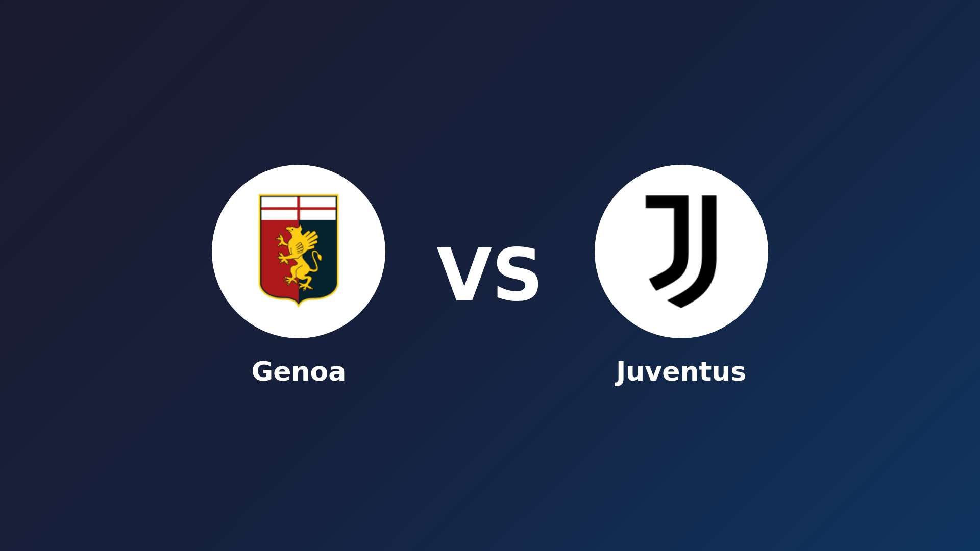 Genoa vs Juventus