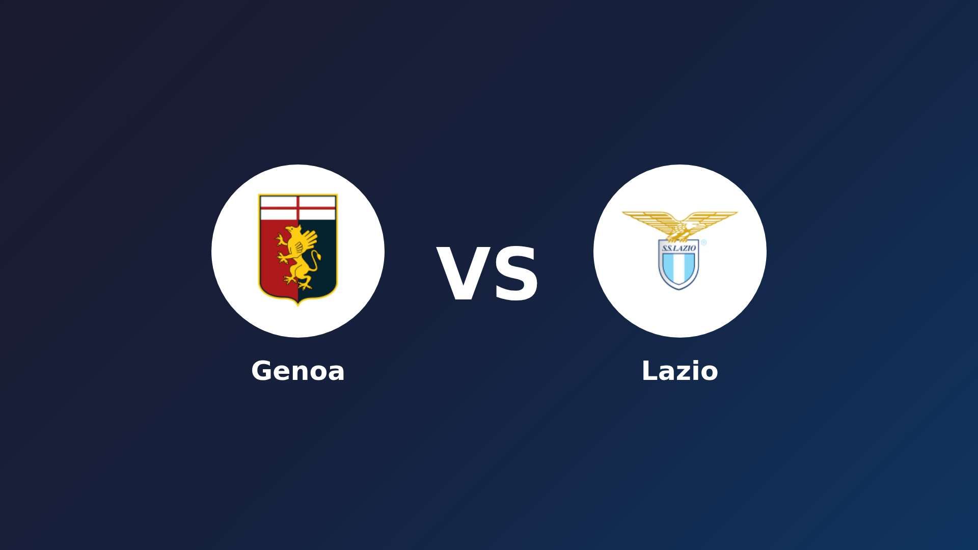 Genoa vs Lazio