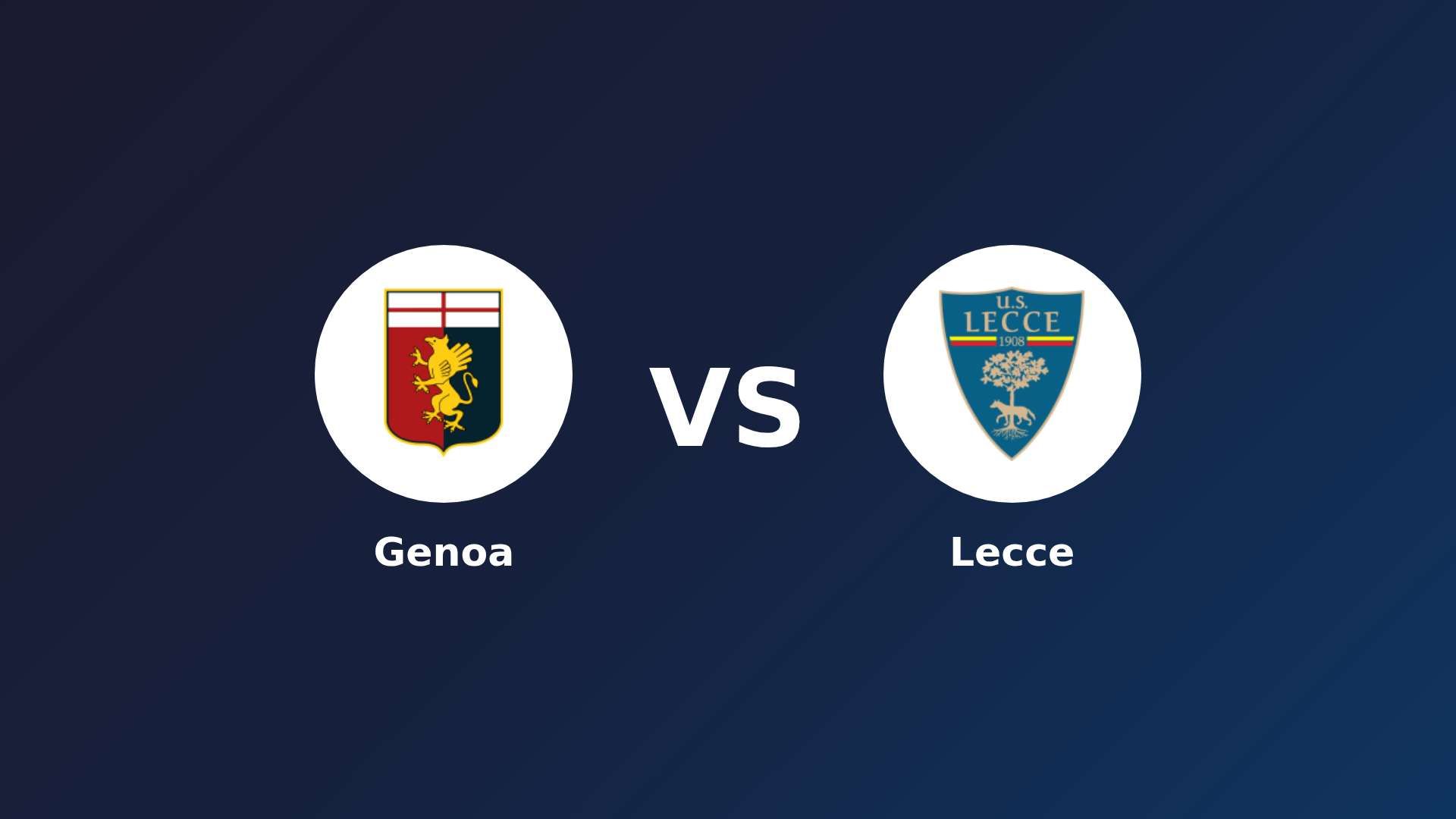 Genoa vs Lecce
