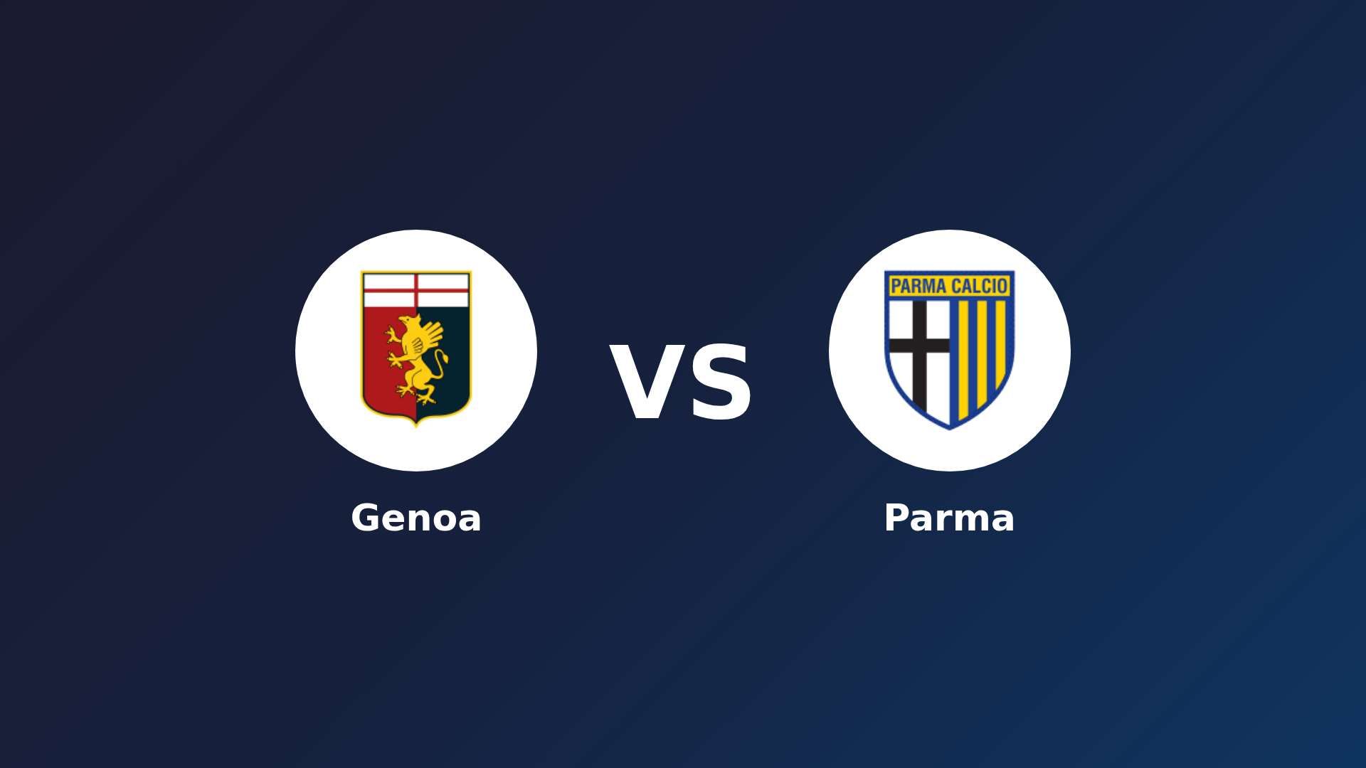 Genoa vs Parma