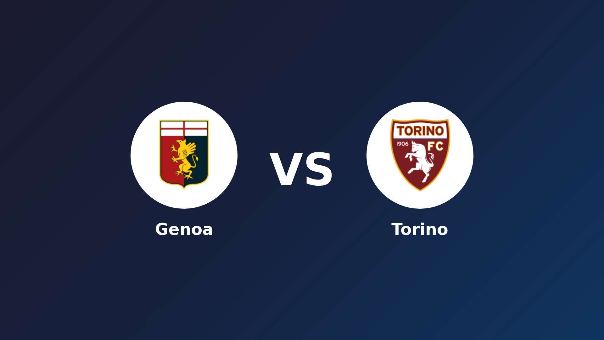 Genoa vs Torino