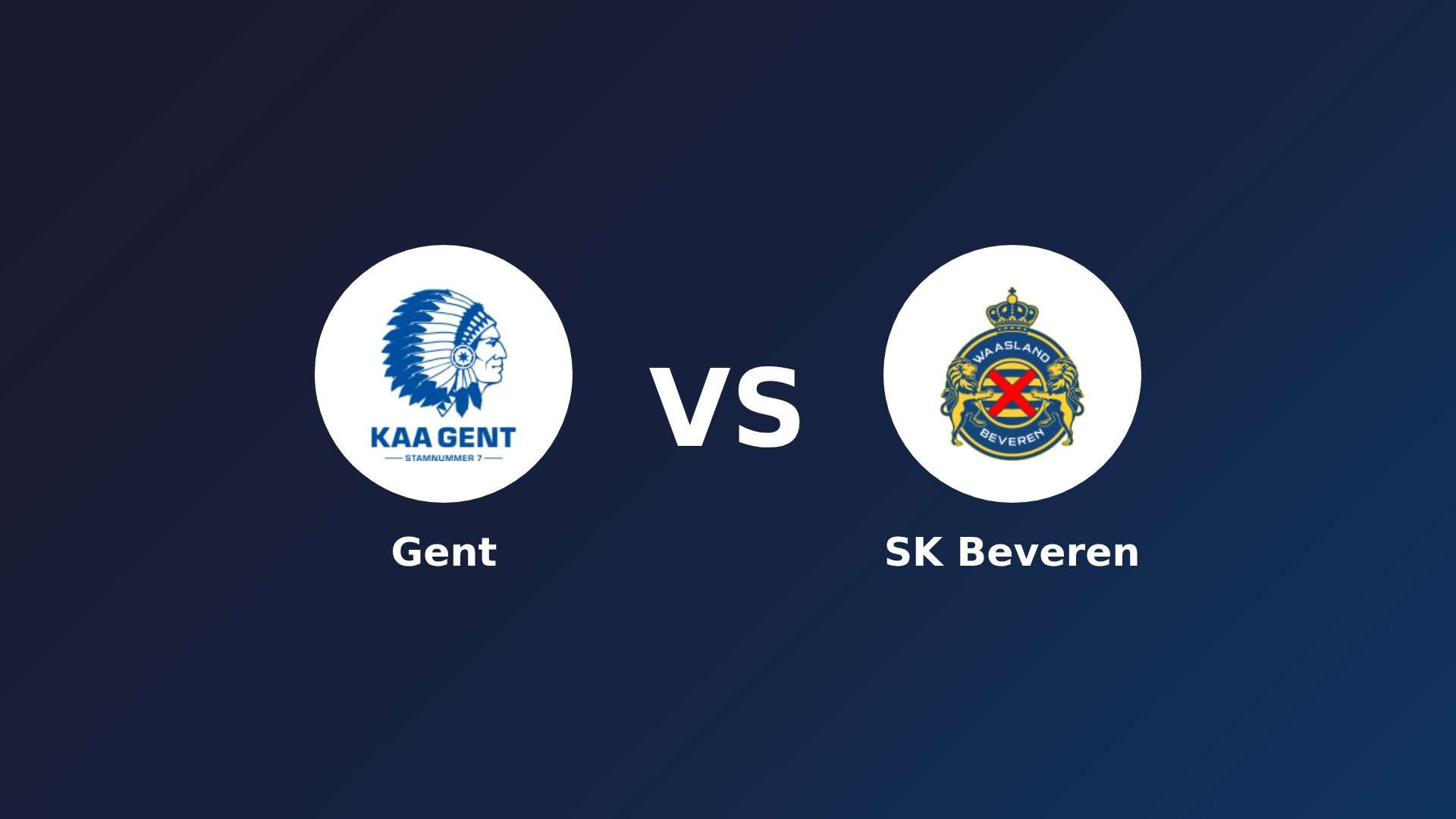 Gent vs SK Beveren