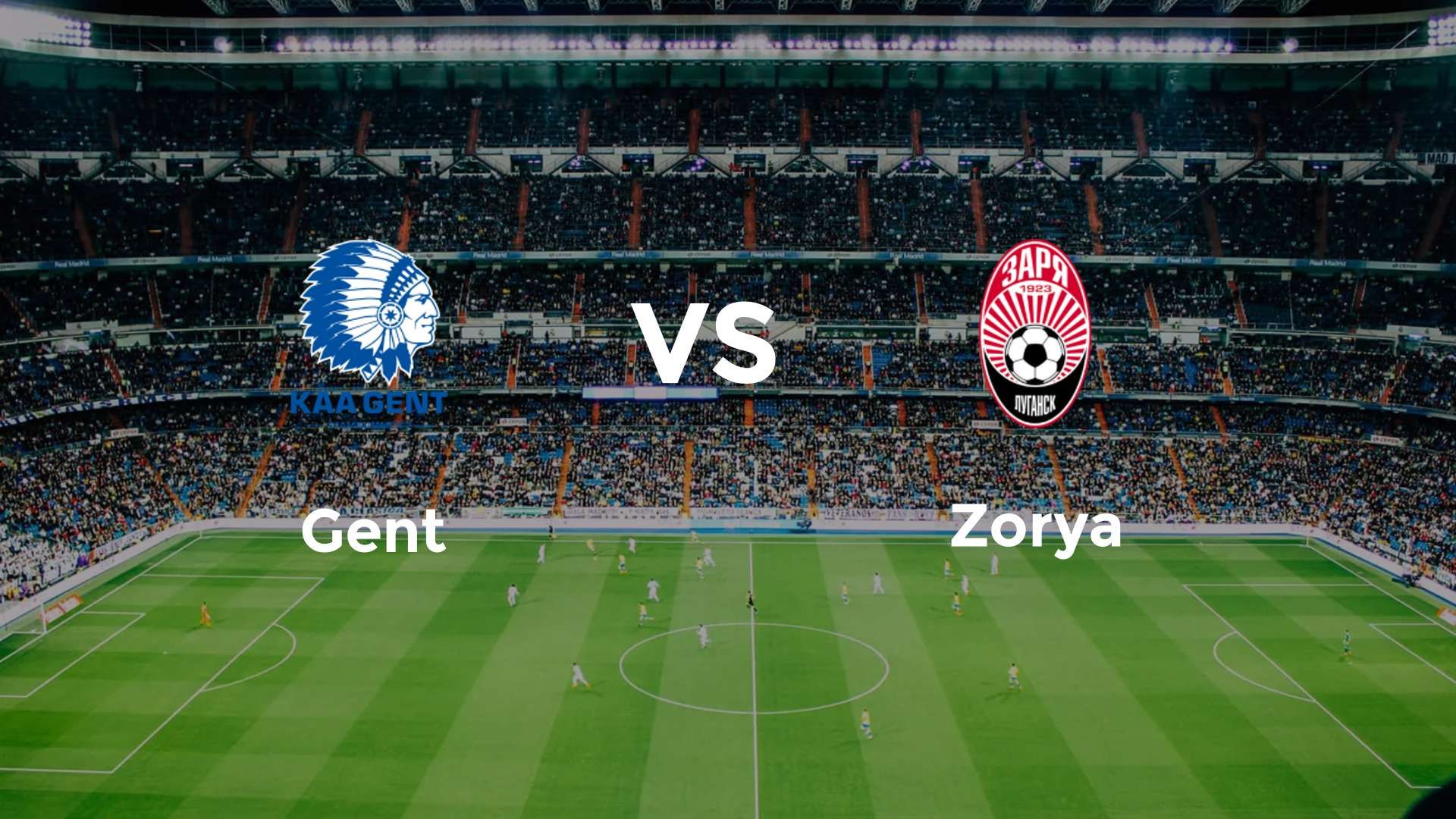 Gent vs Zorya