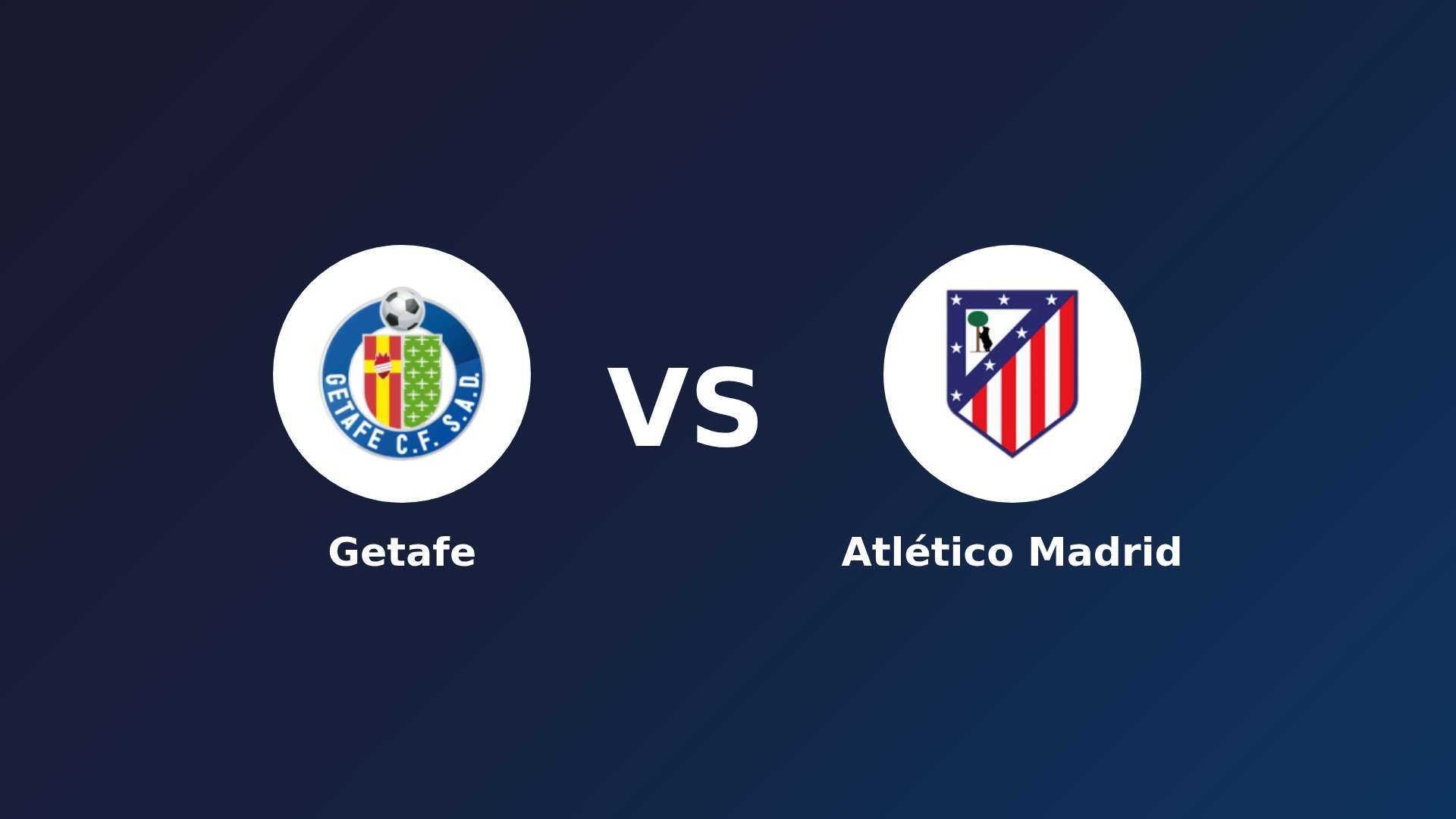 Getafe vs Atlético de Madrid