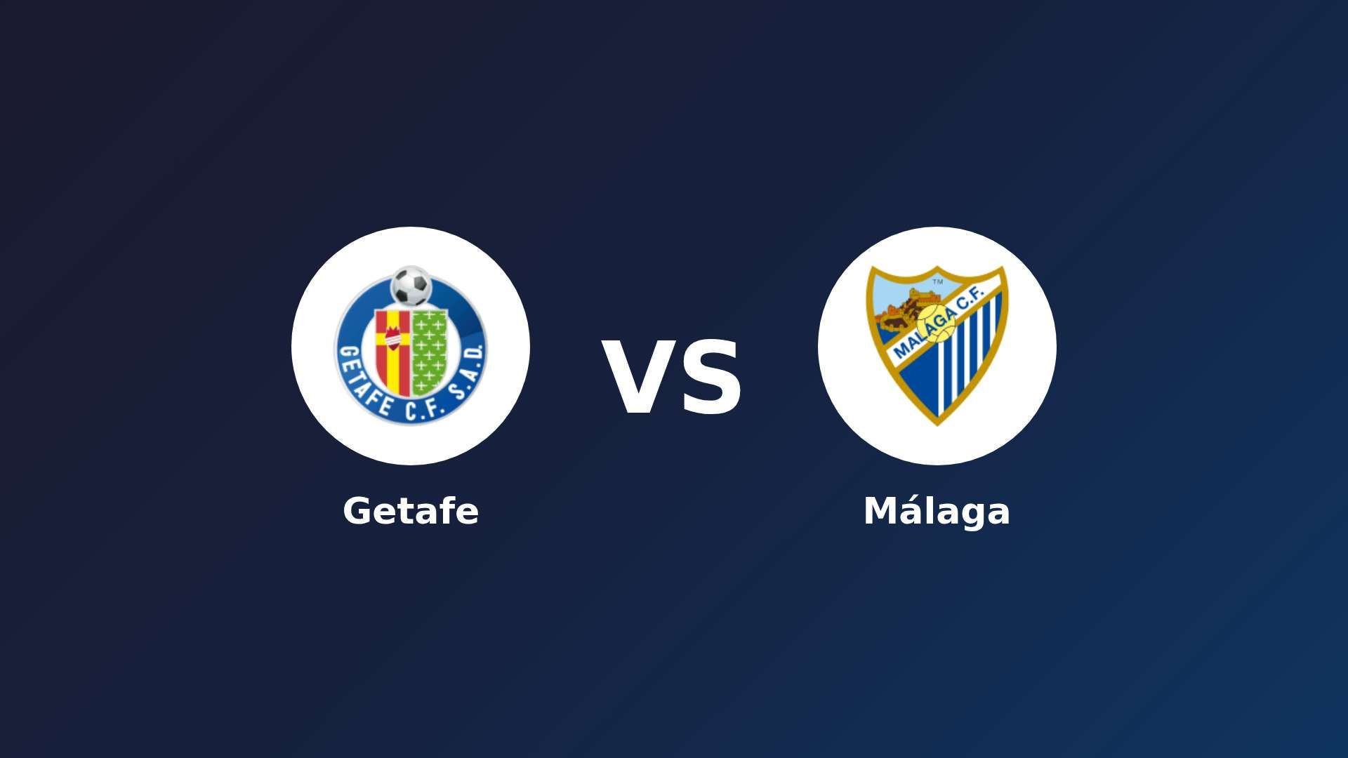 Getafe vs Málaga