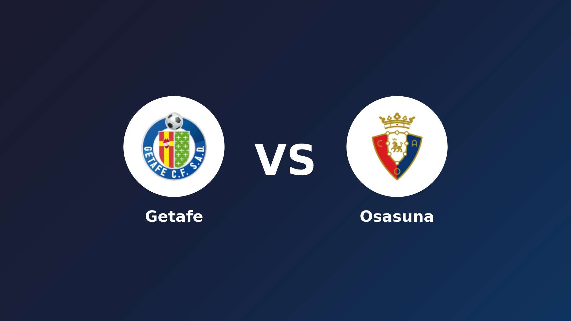 Getafe vs Osasuna