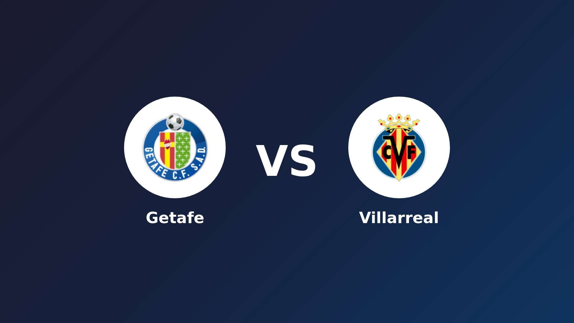 Getafe vs Villarreal