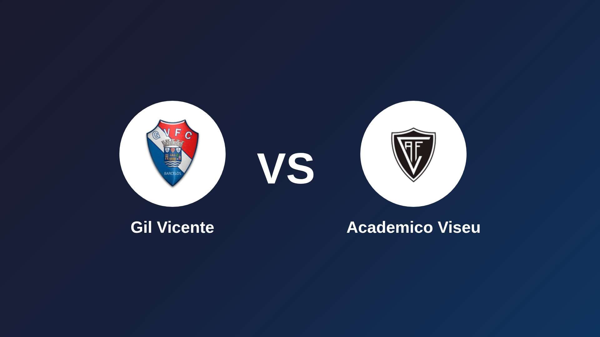 Gil Vicente vs Academico Viseu