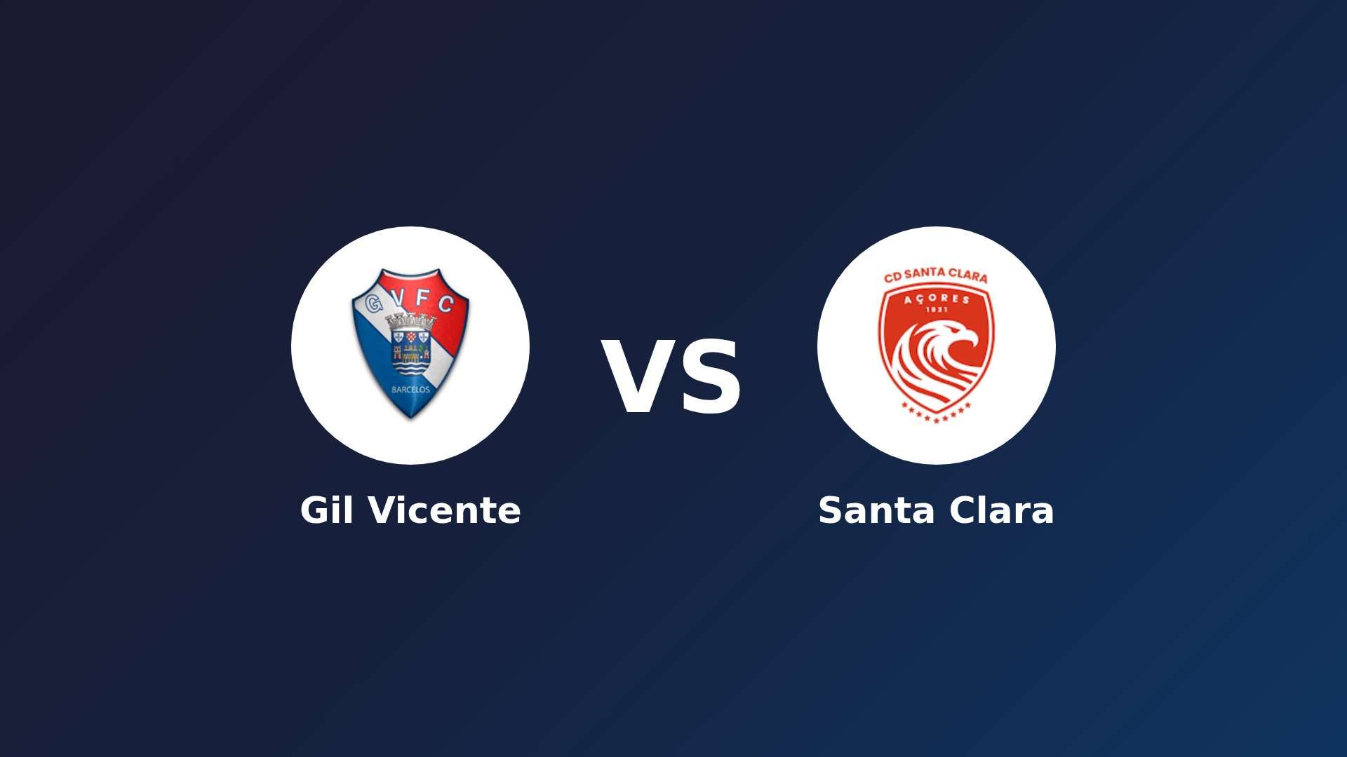 Gil Vicente vs Santa Clara