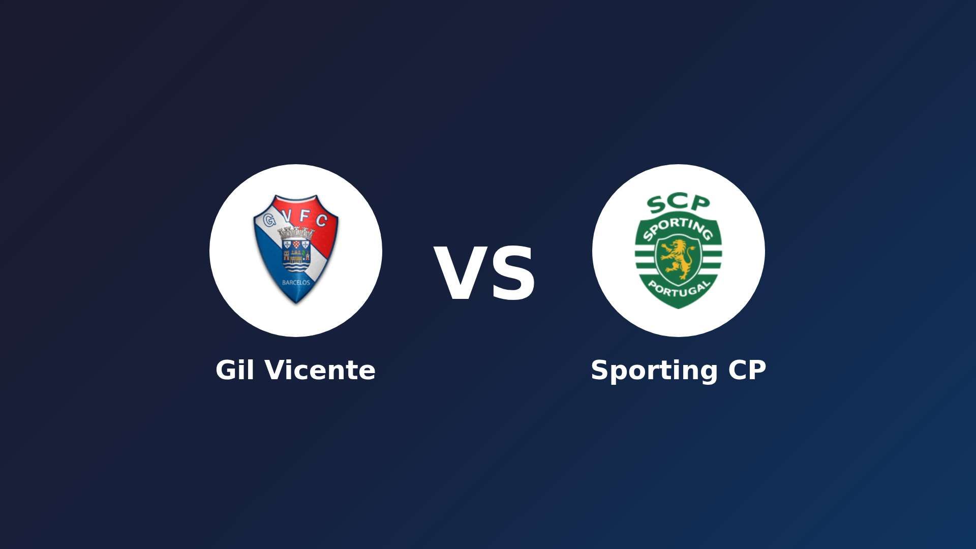 Gil Vicente vs Sporting CP