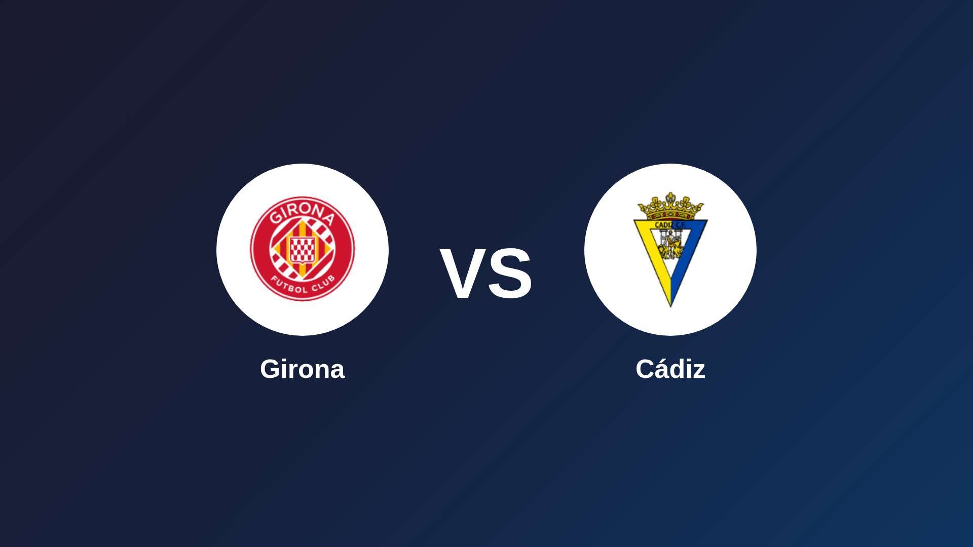 Girona vs Cádiz