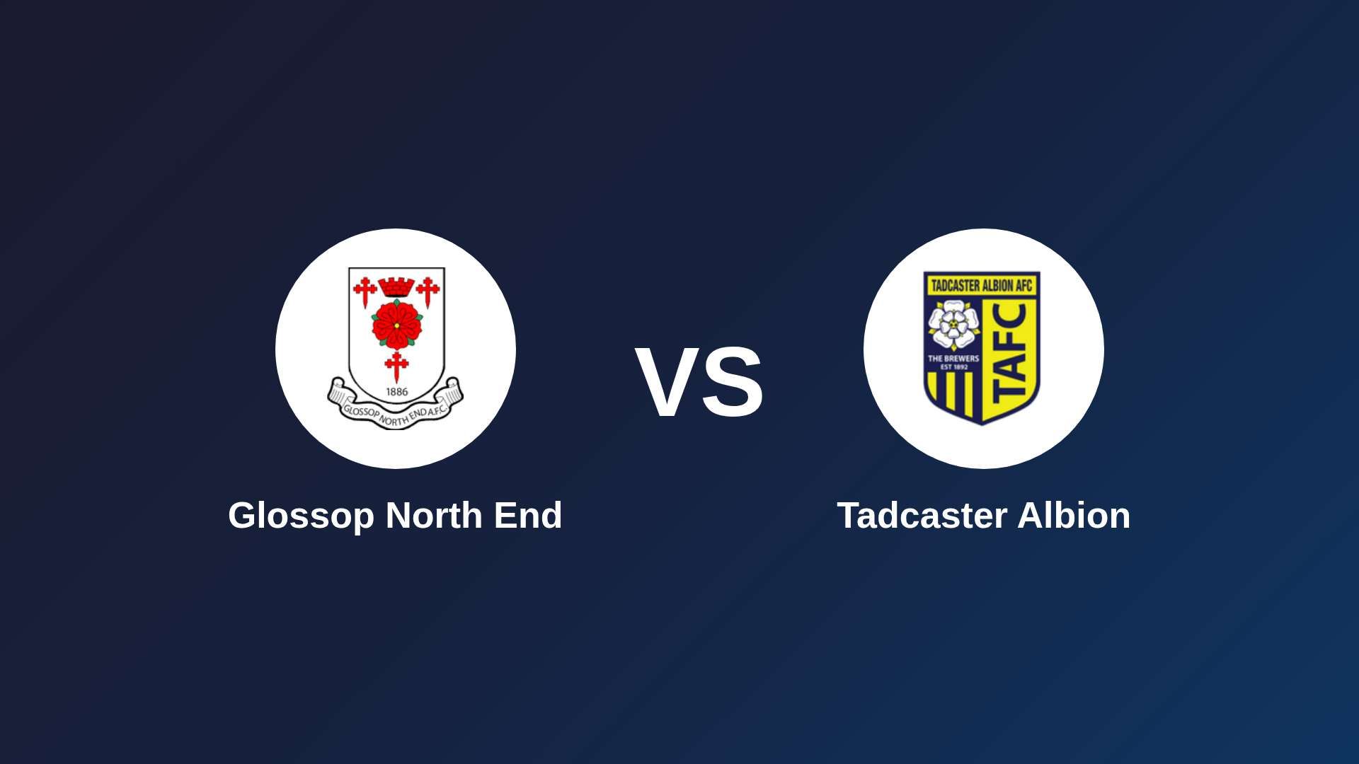 Glossop North End vs Tadcaster Albion