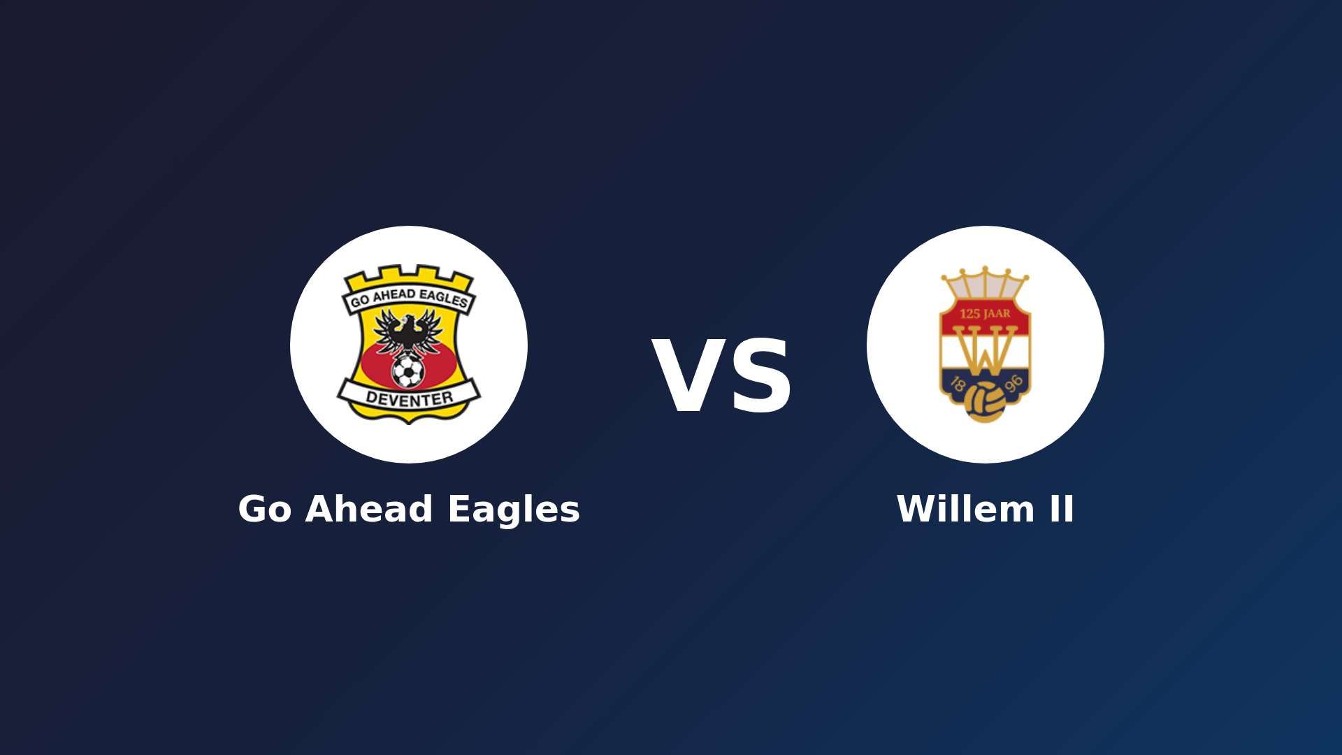 Go Ahead Eagles vs (F)illem II