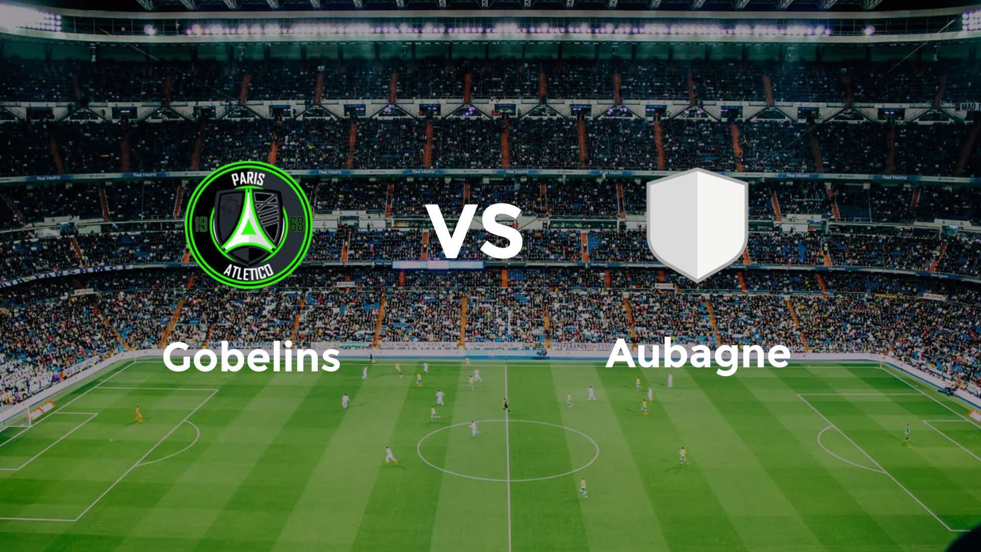 Gobelins vs Aubagne