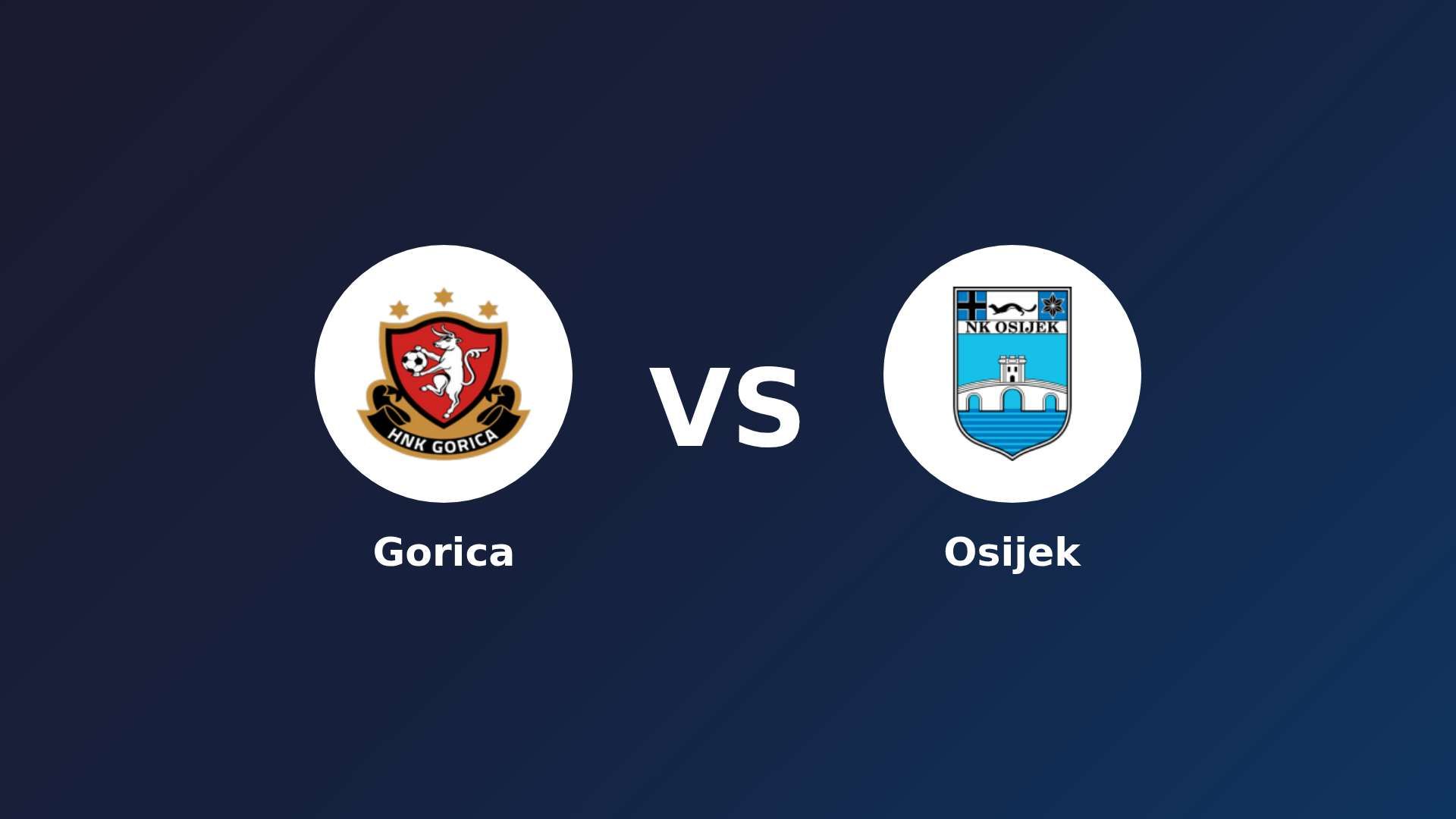 Gorica vs Osijek