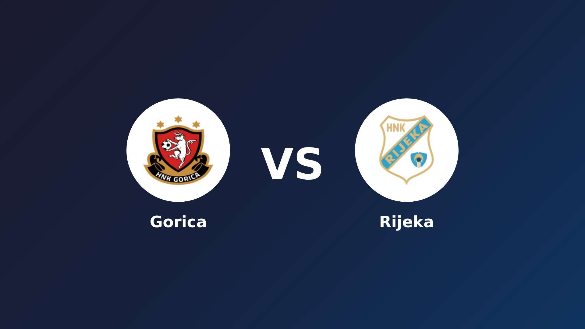 Gorica vs Rijeka