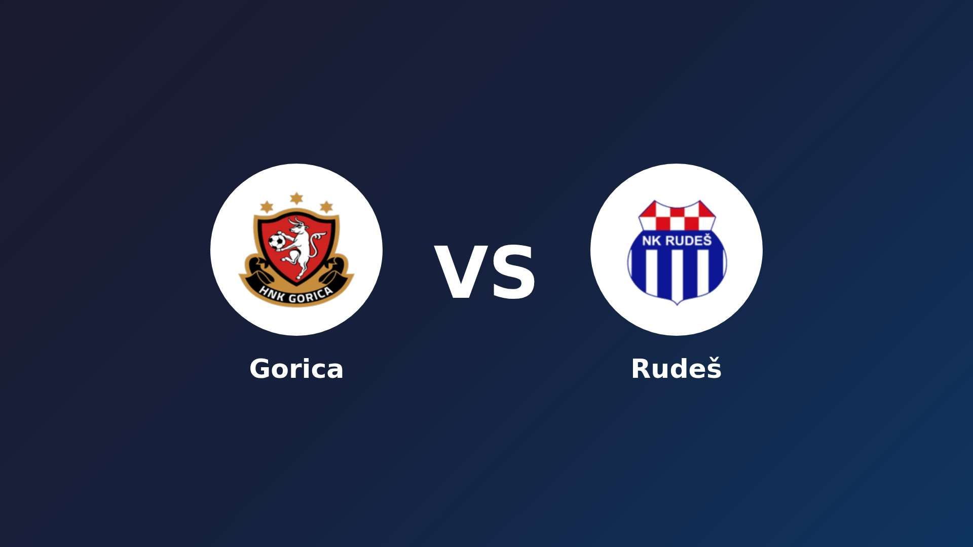 Gorica vs Rudeš