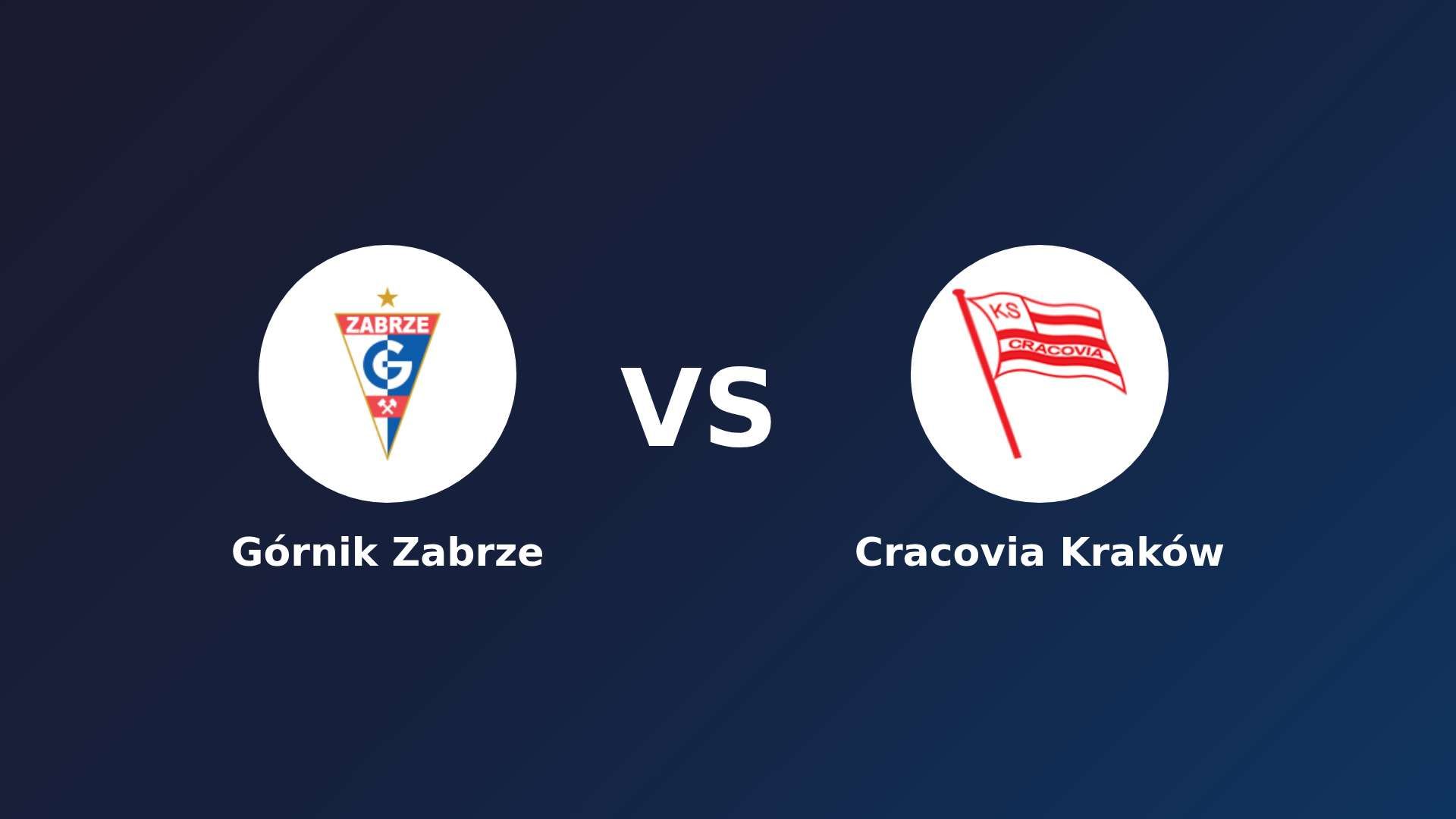 Górnik Zabrze vs Cracovia Kraków