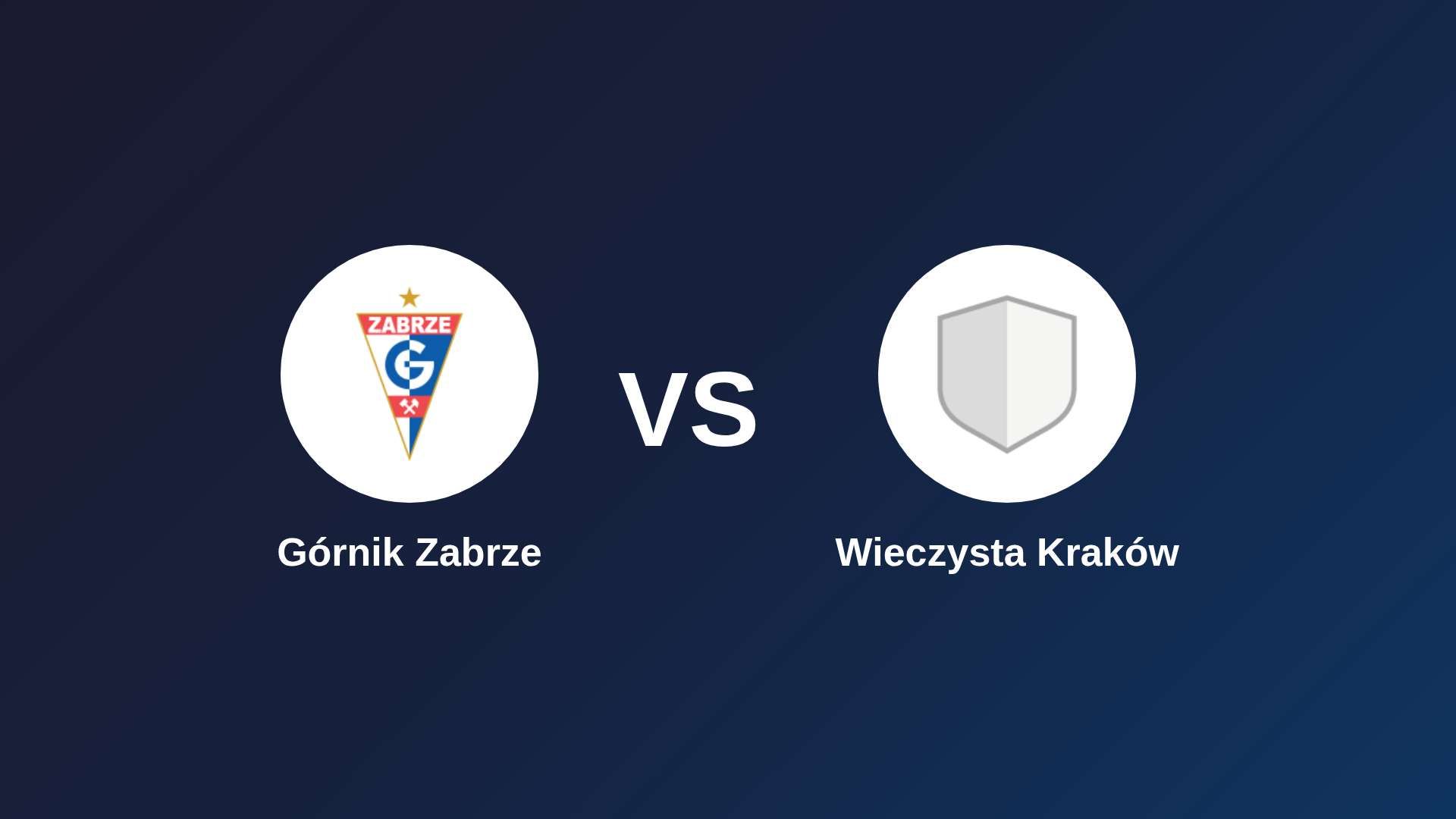 Górnik Zabrze vs (F)ieczysta Kraków