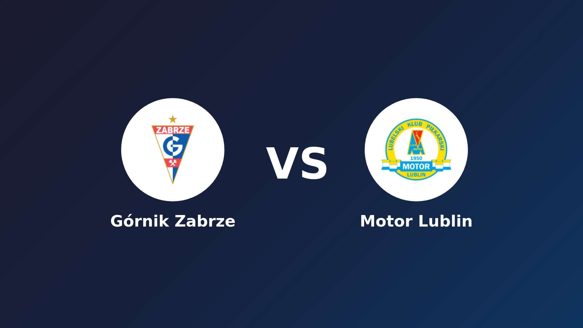 Górnik Zabrze vs Motor Lublin