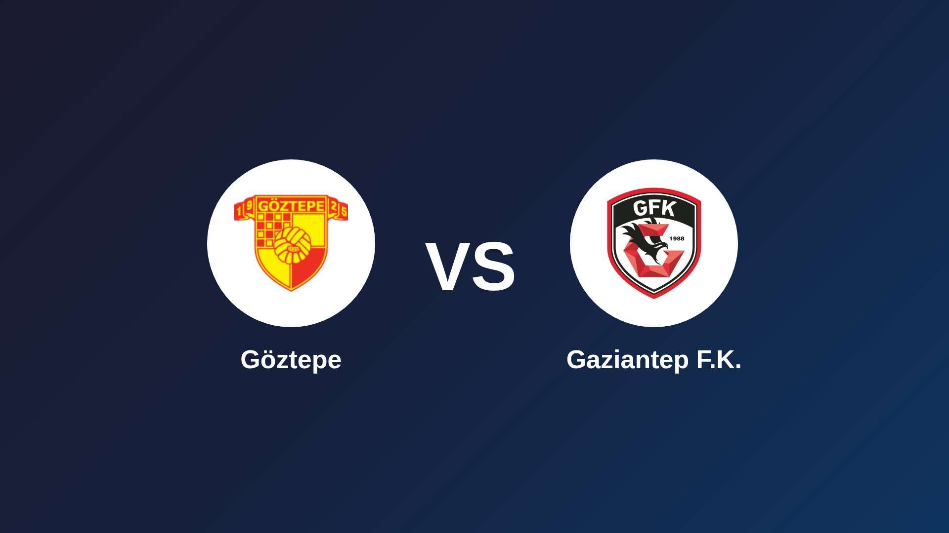 Göztepe vs Gaziantep F.K.
