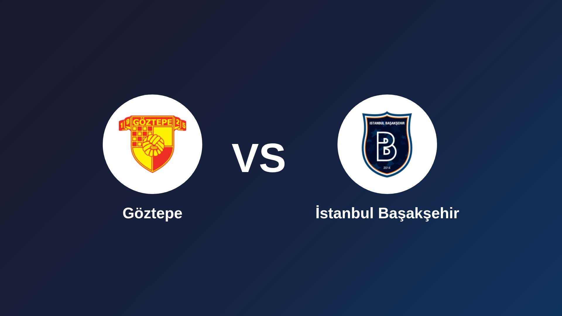 Göztepe vs İstanbul Başakşehir