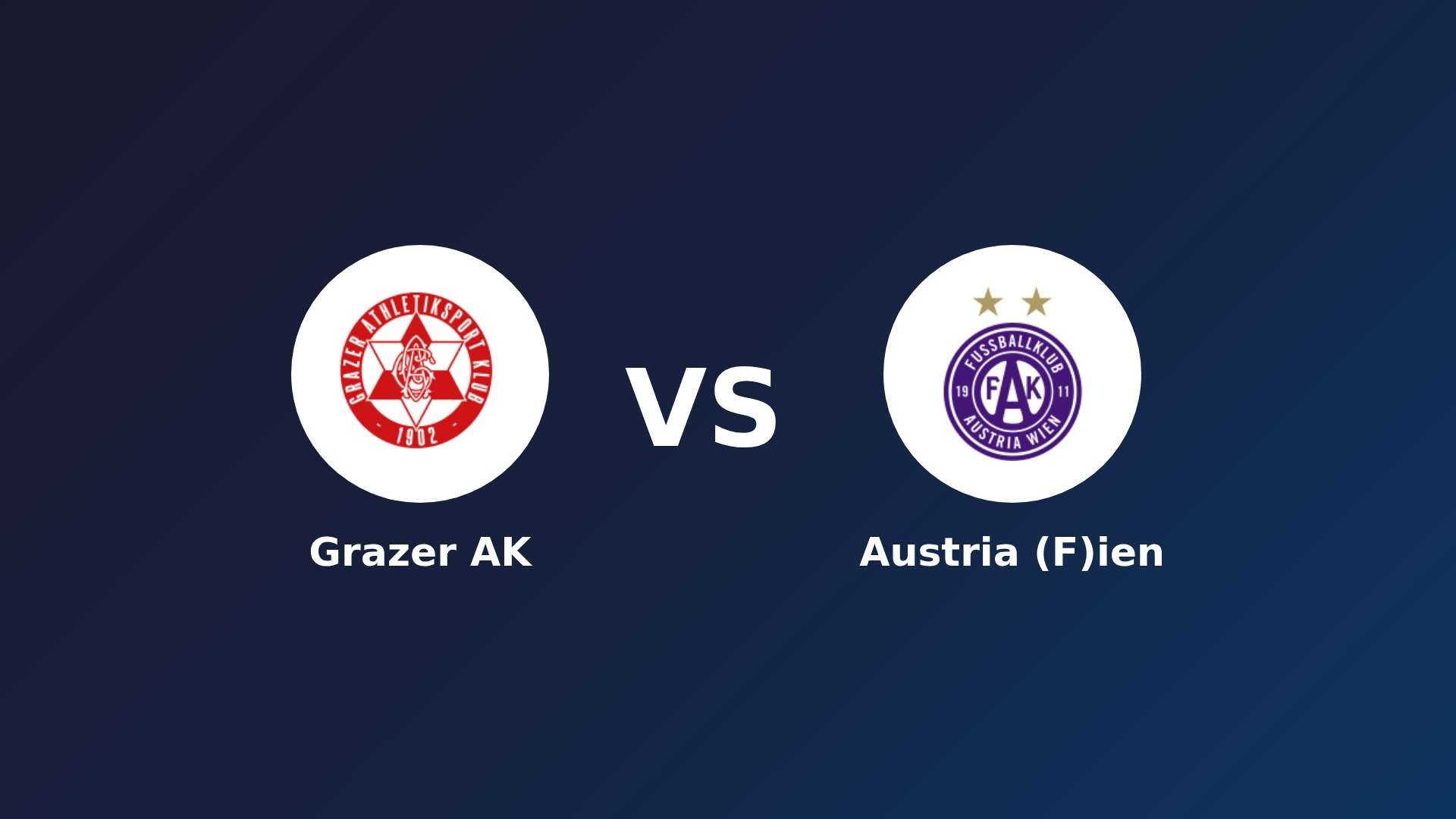 Grazer AK vs Austria (F)ien