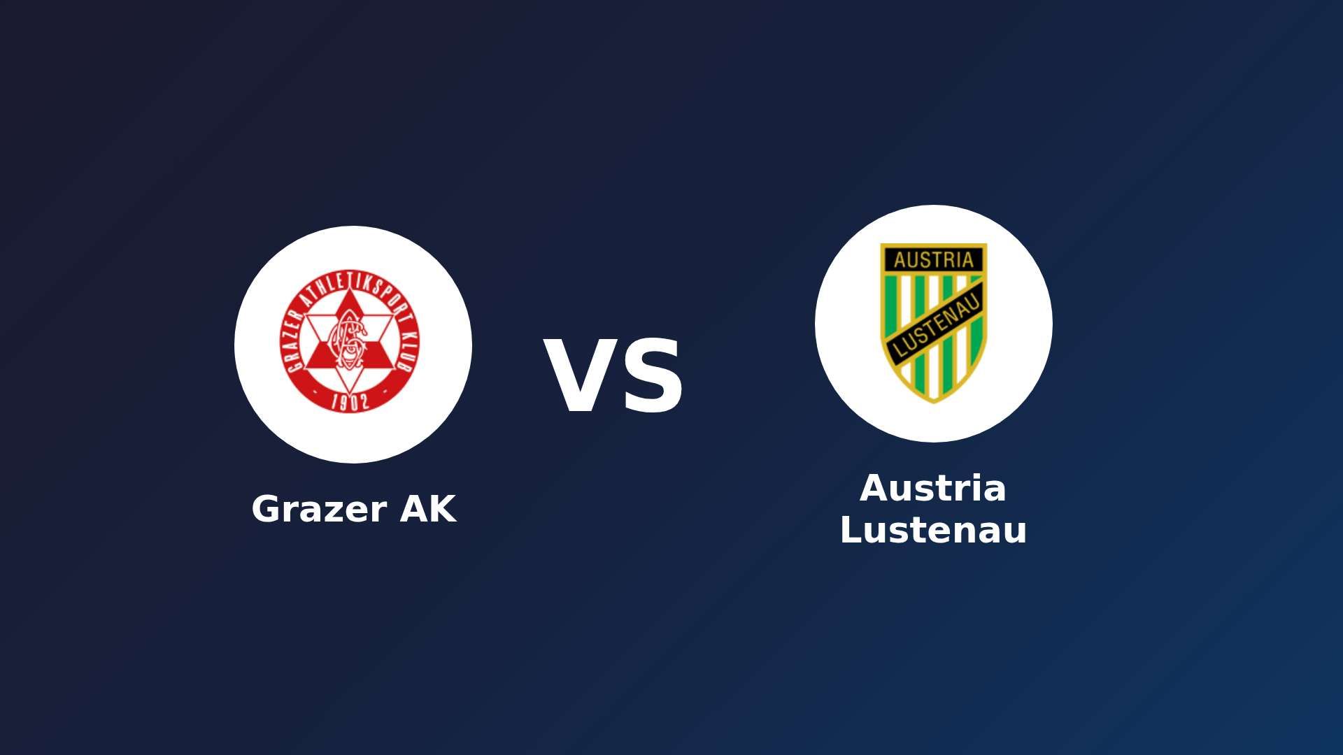 Grazer AK vs Austria Lustenau