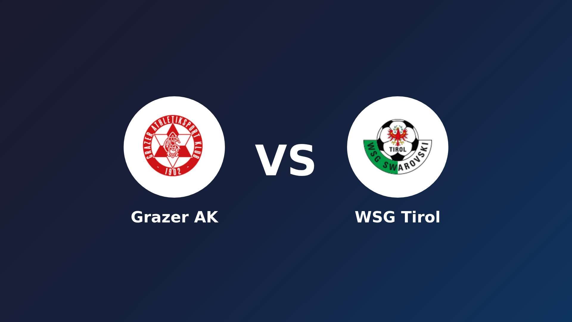 Grazer AK vs (F)SG Tirol