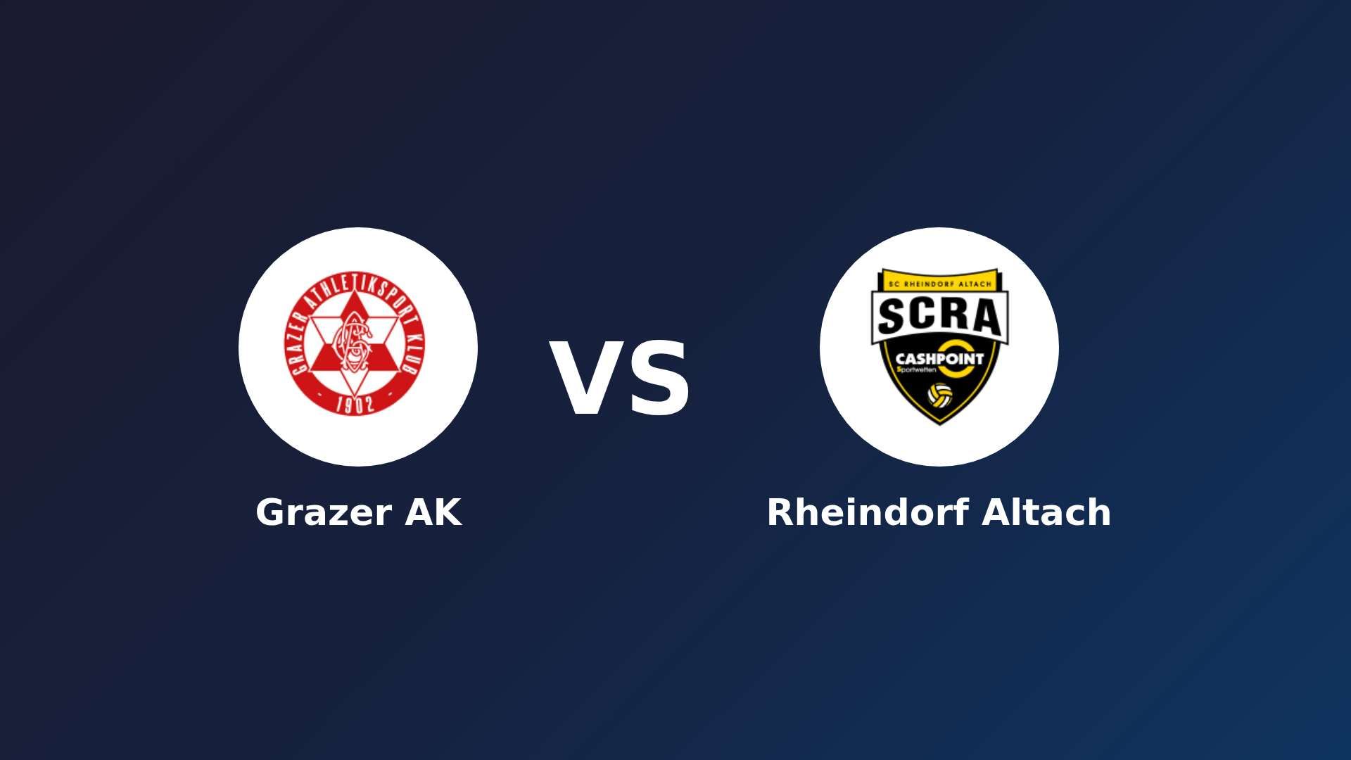 Grazer AK vs Rheindorf Altach