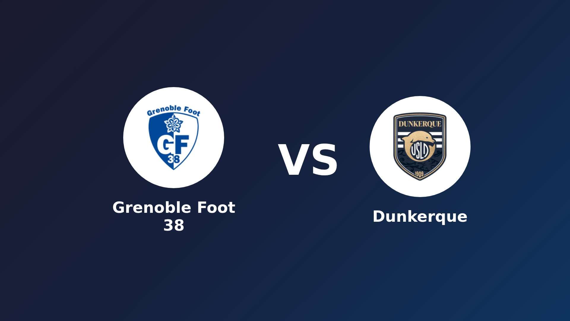 Grenoble Foot 38 vs Dunkerque