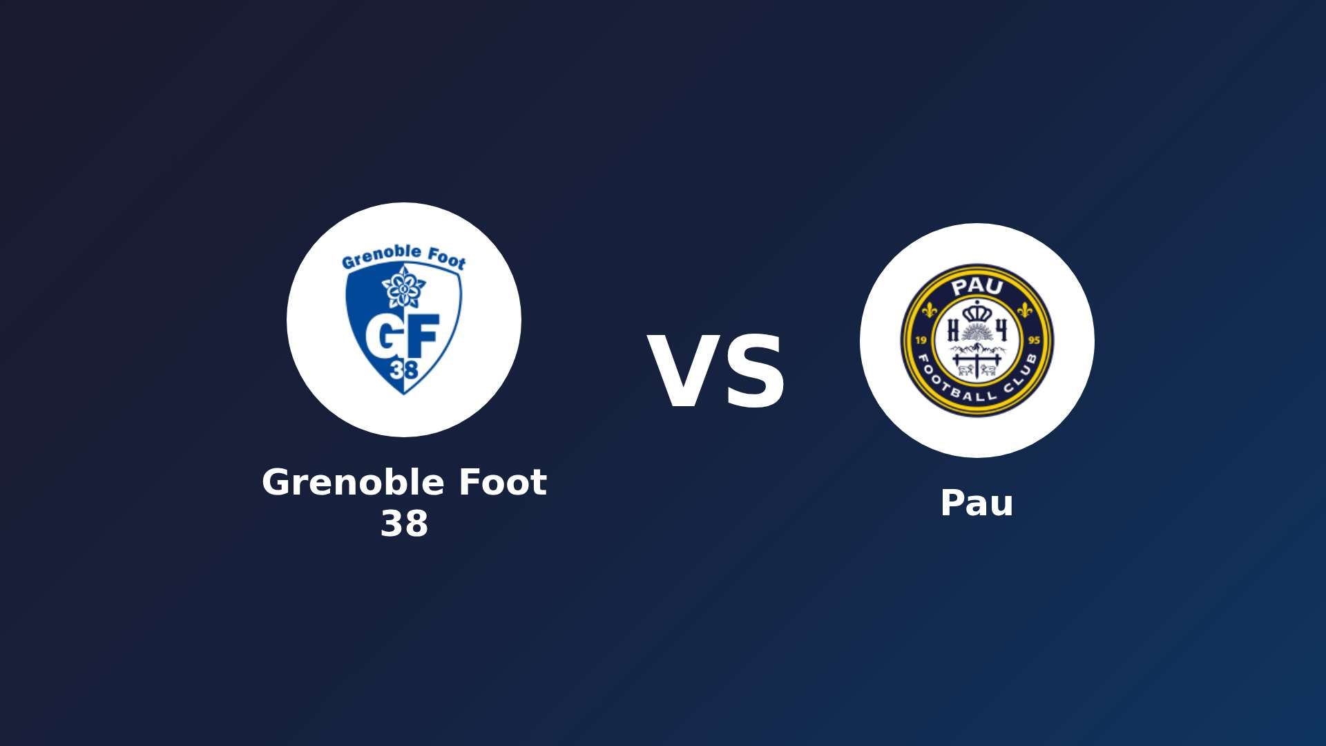 Grenoble Foot 38 vs Pau