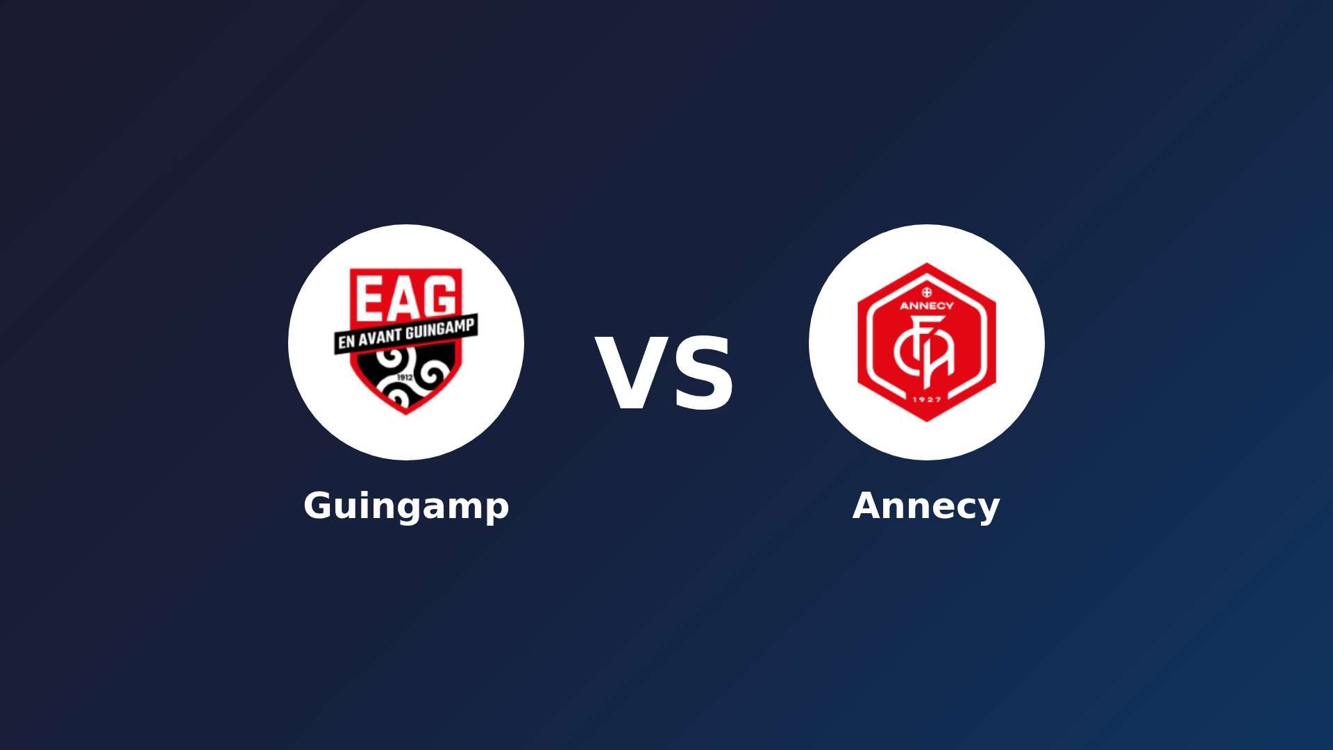 Guingamp vs Annecy