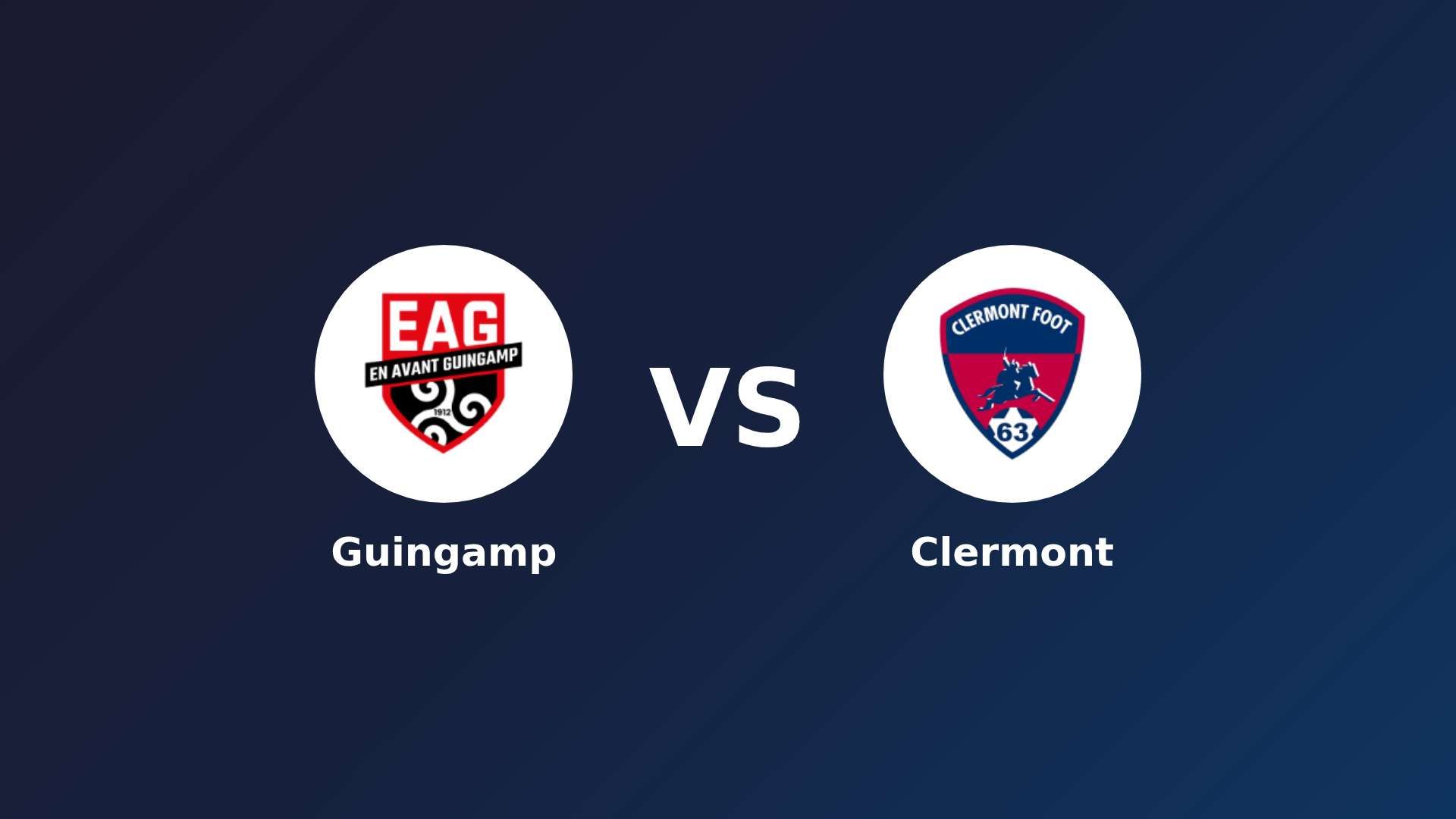Guingamp vs Clermont