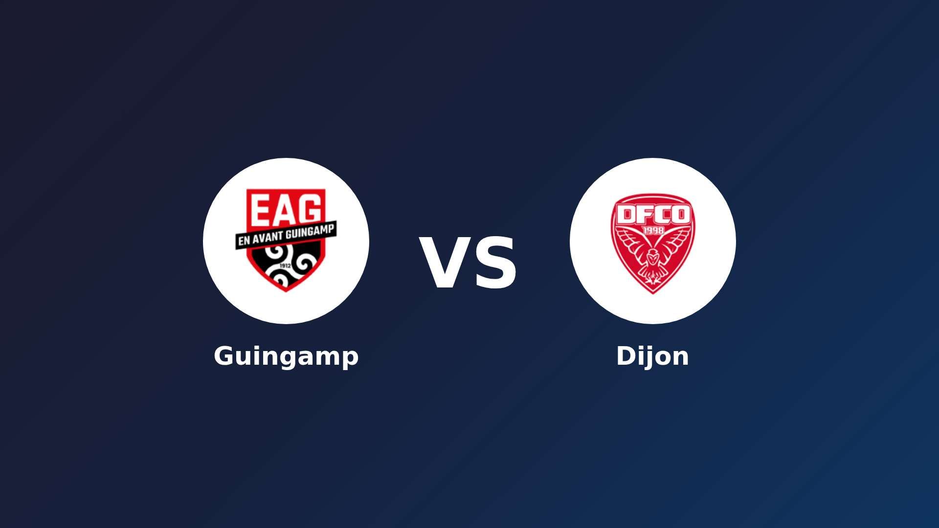 Guingamp vs Dijon