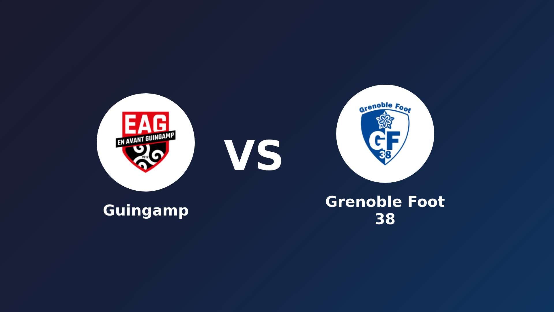 Guingamp vs Grenoble Foot 38