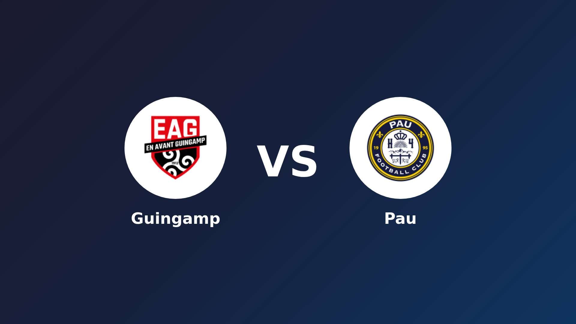 Guingamp vs Pau