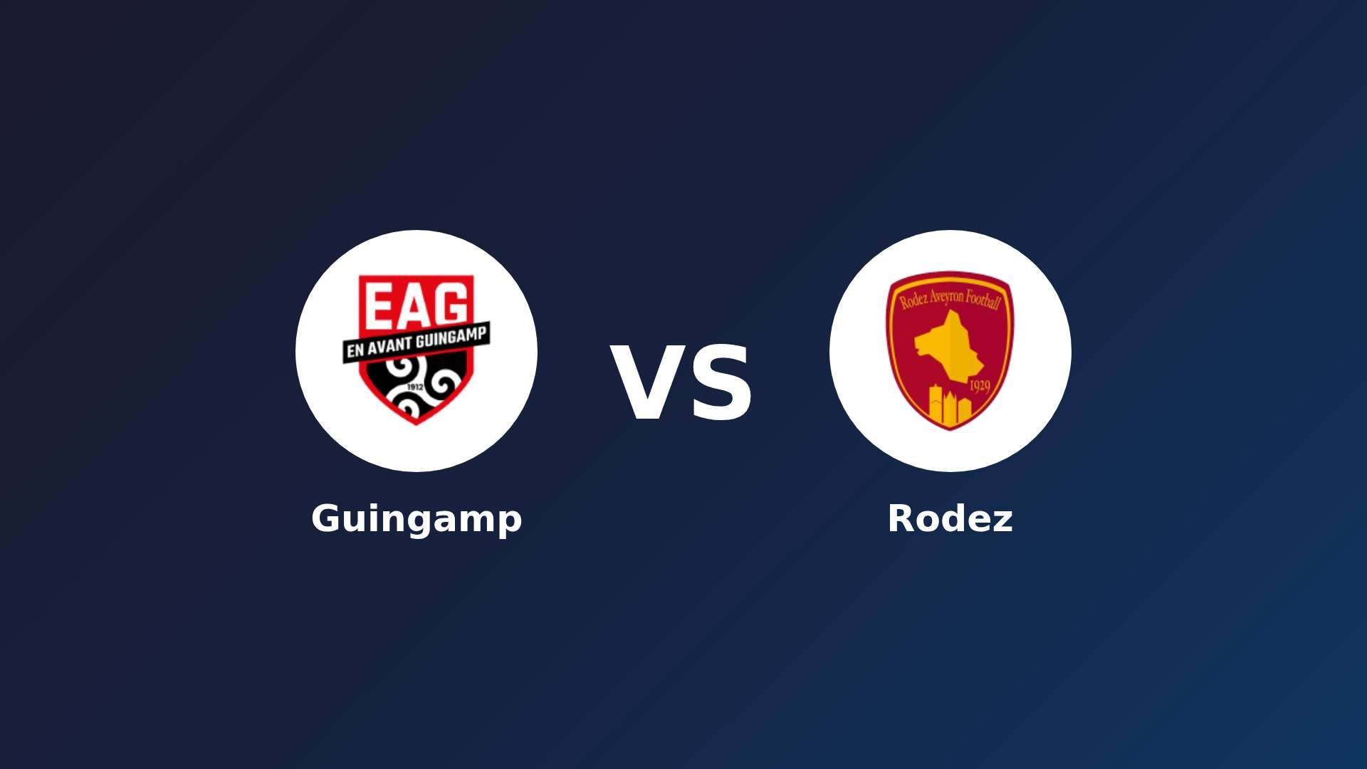 Guingamp vs Rodez