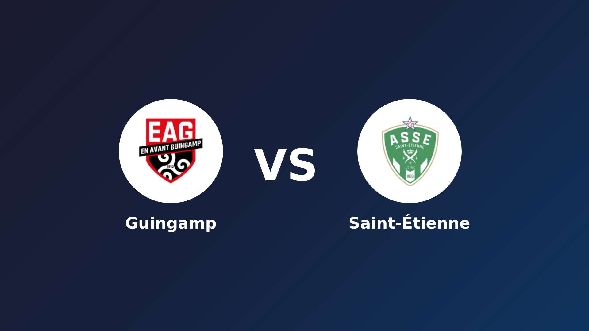Guingamp vs Saint-Étienne