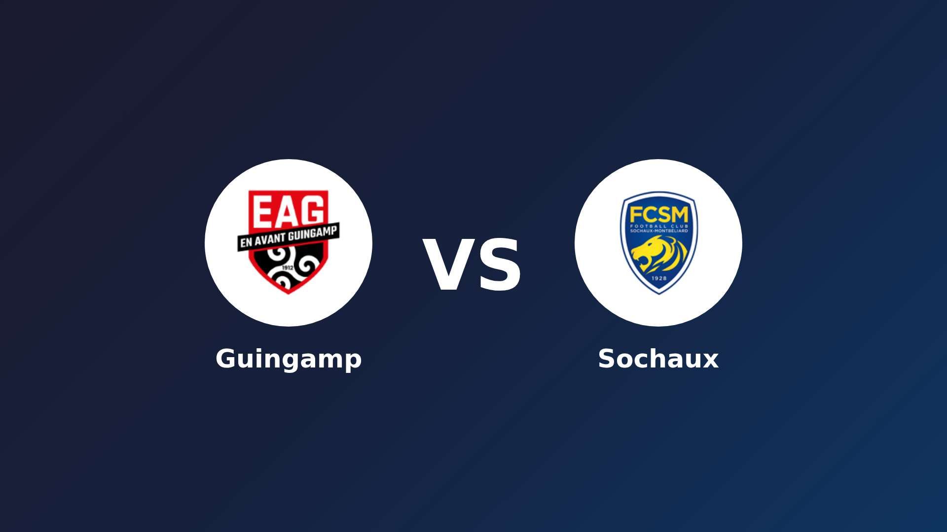 Guingamp vs Sochaux